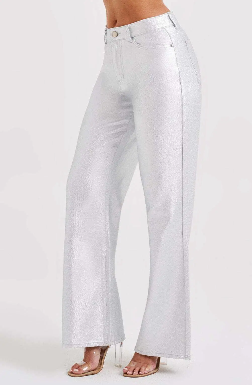 Cassidy Pant - Silver - Image 10