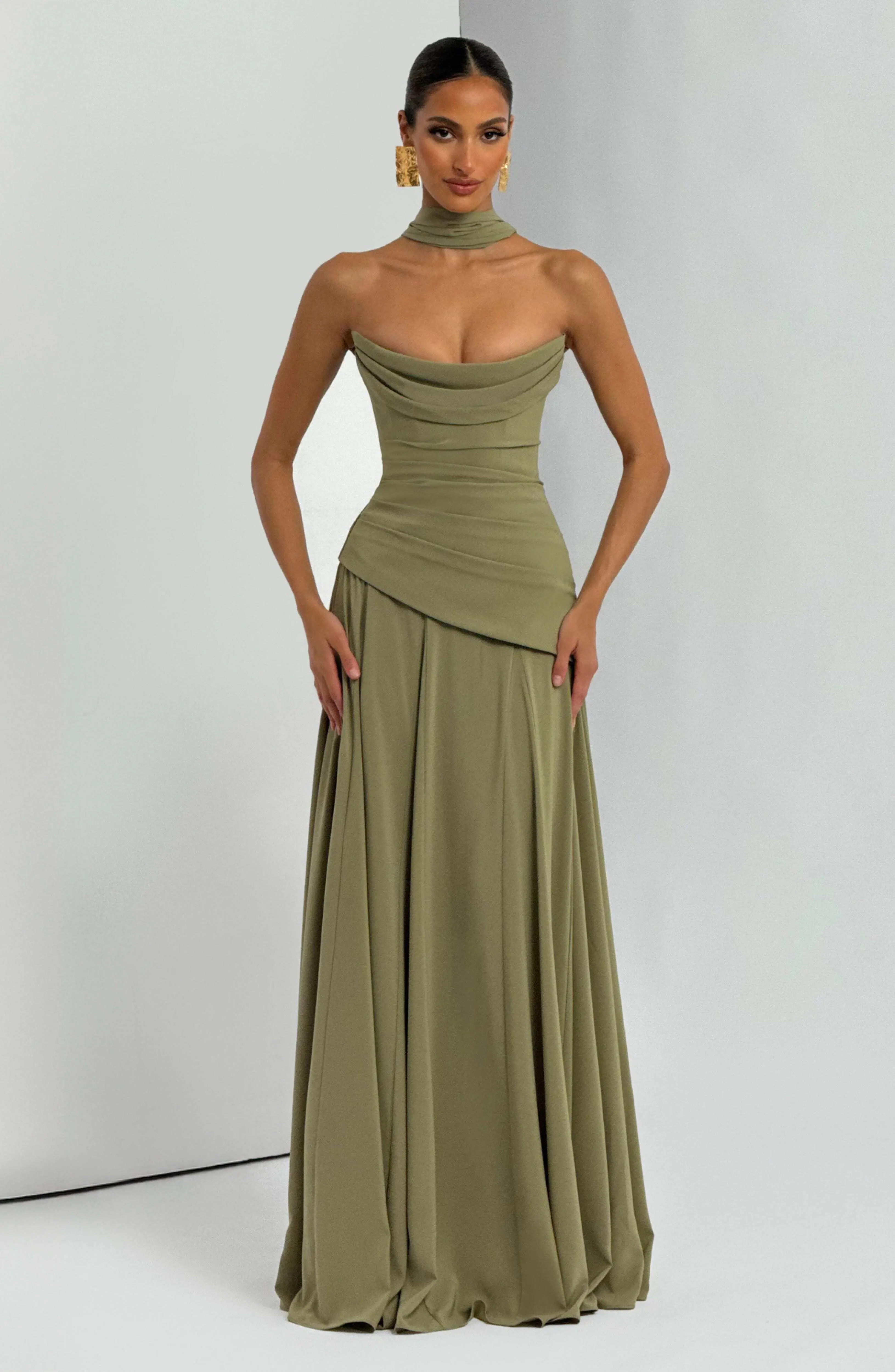 Patricia Maxi Dress - Sage - Image 8