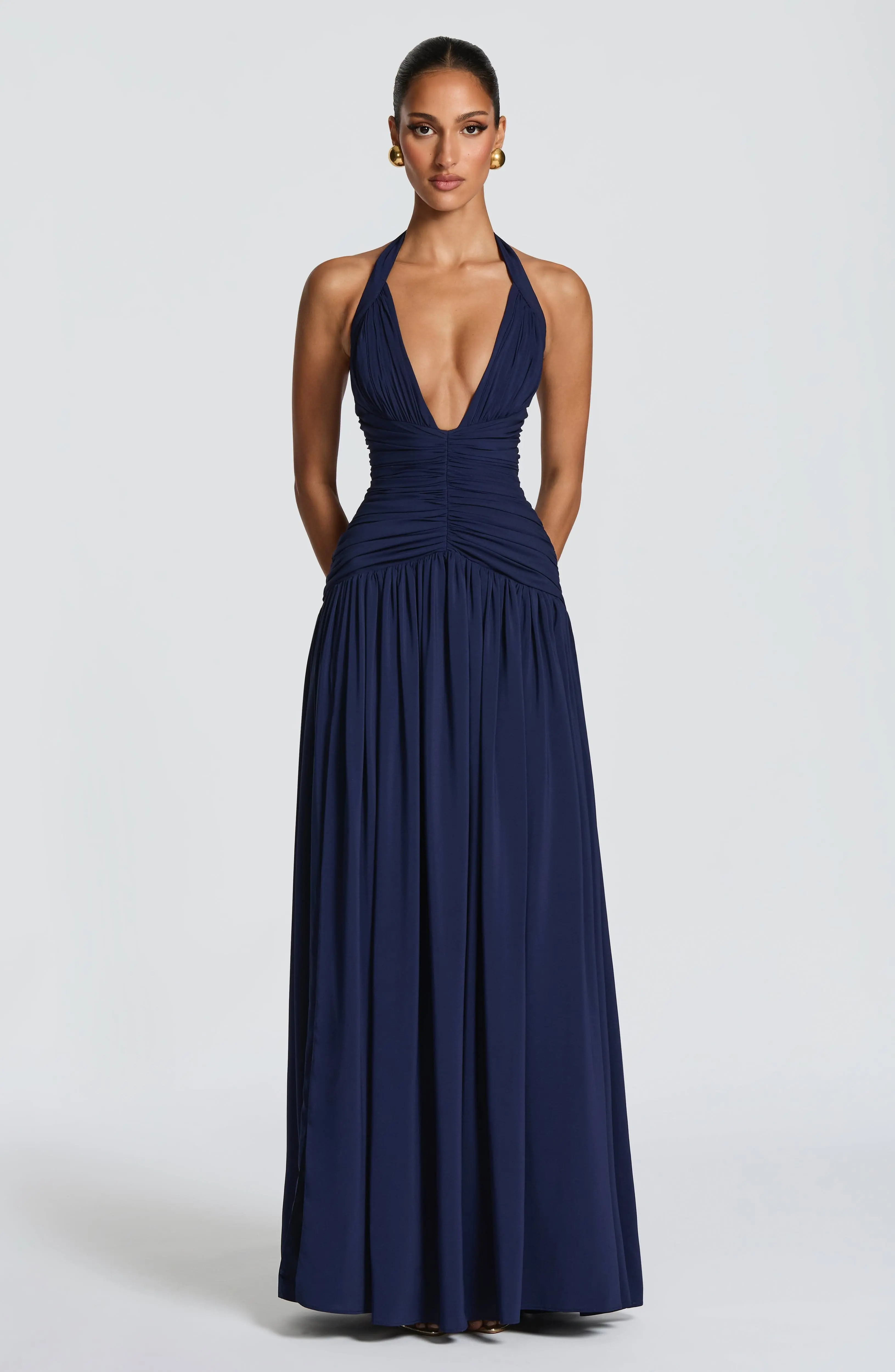 Amaris Maxi Dress - Navy - Image 6