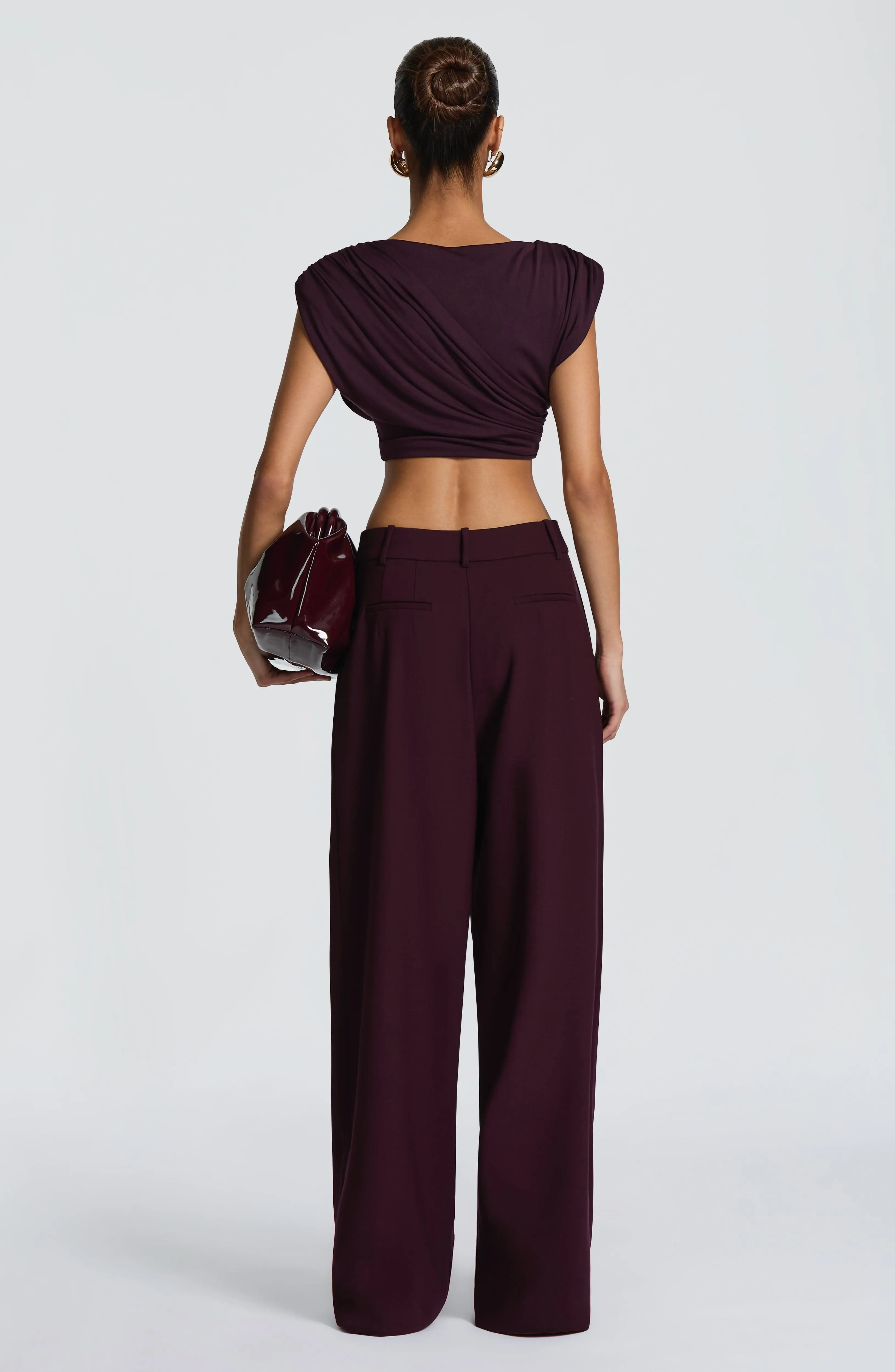 Kirsty Pants - Plum - Image 5