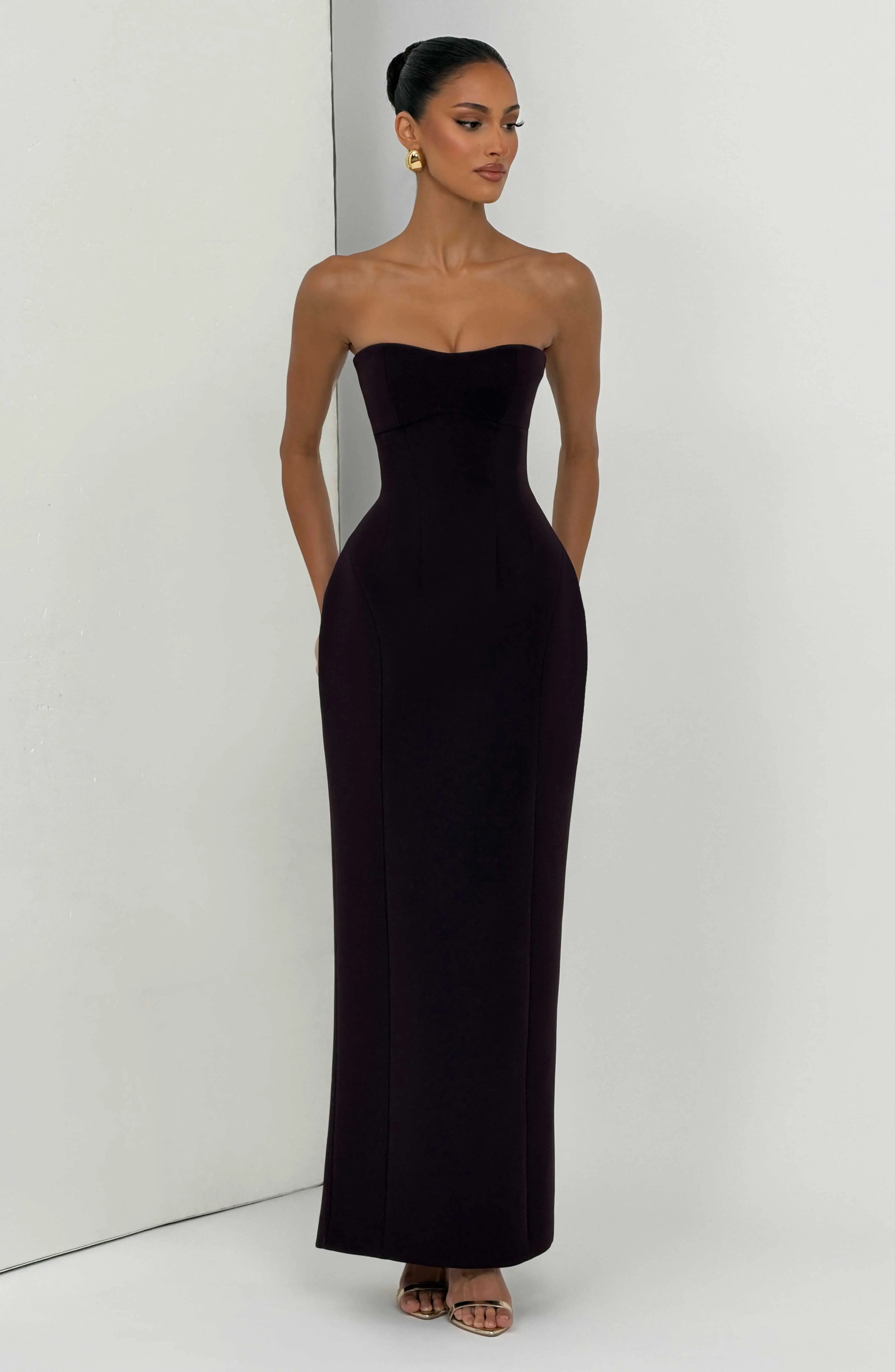Manon Maxi Dress - Black - Image 5