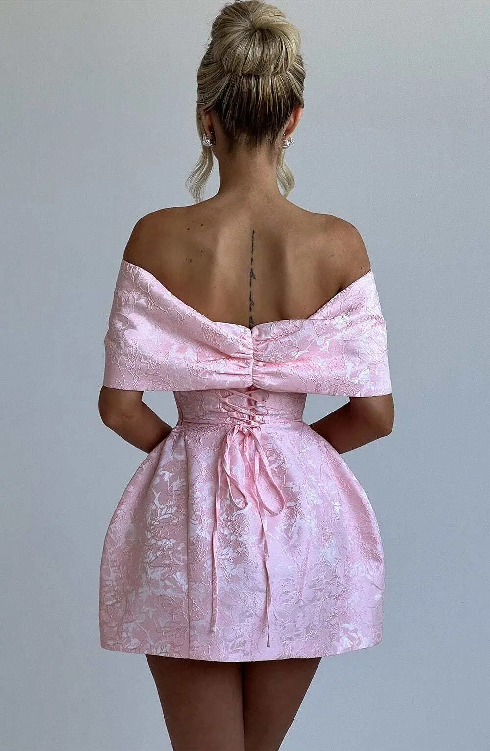 Raquel Mini Dress - Blush - Image 9