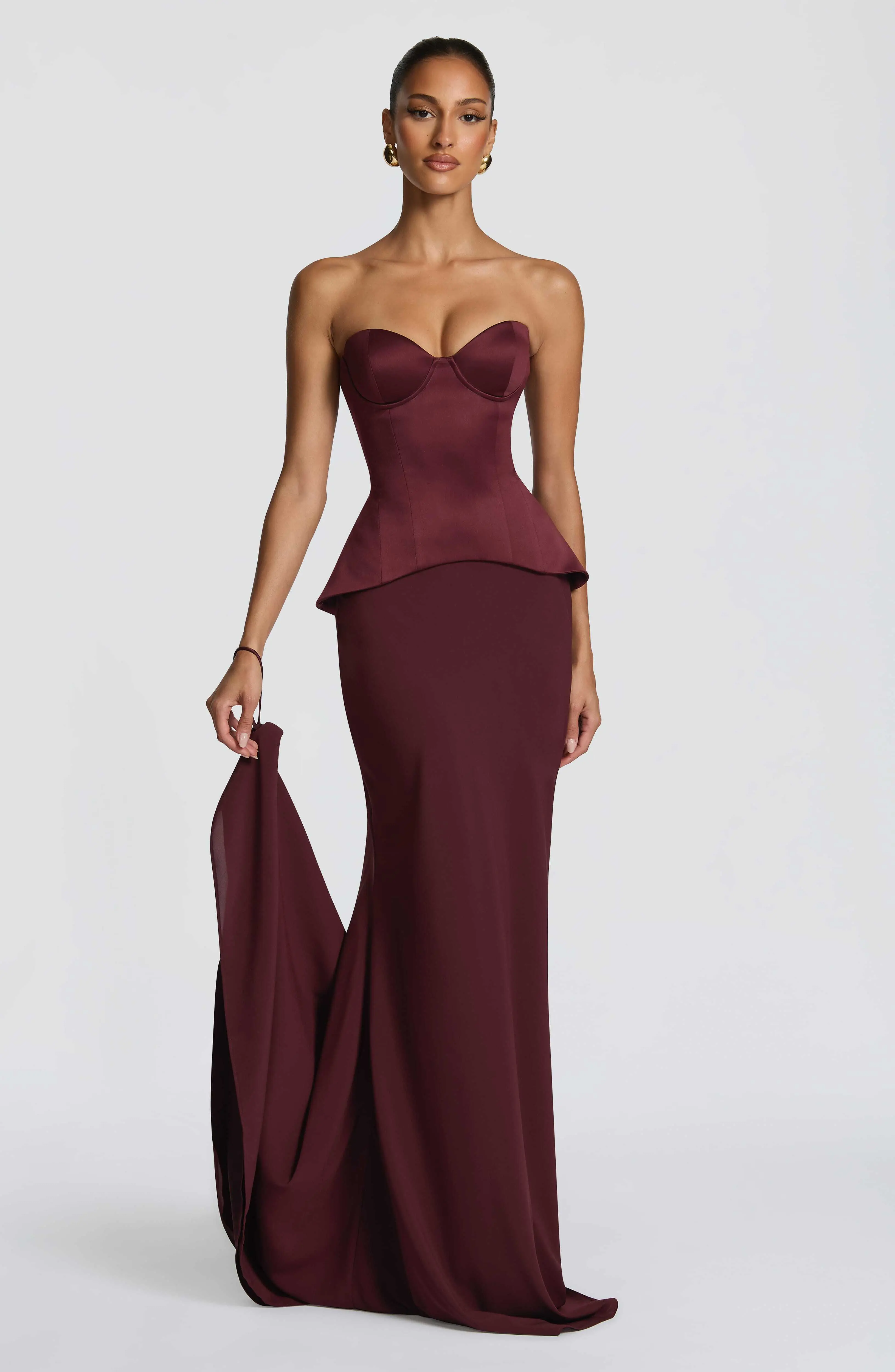 Ravenna Corset - Cherry Lacquer - Image 6