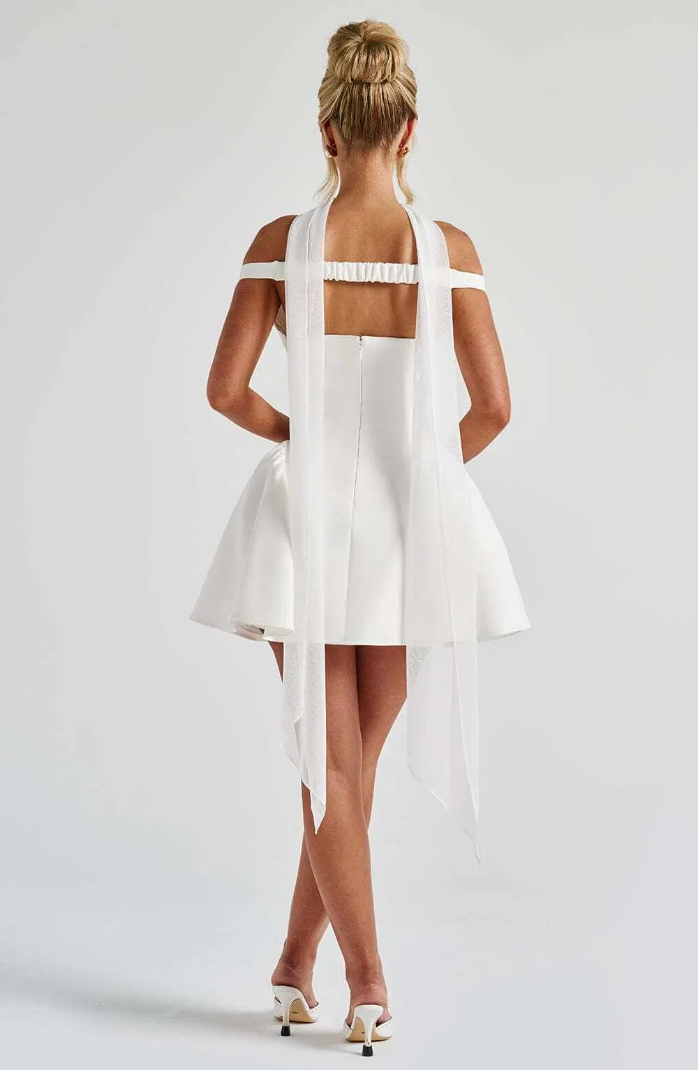 Marla Mini Dress - Ivory - Image 17