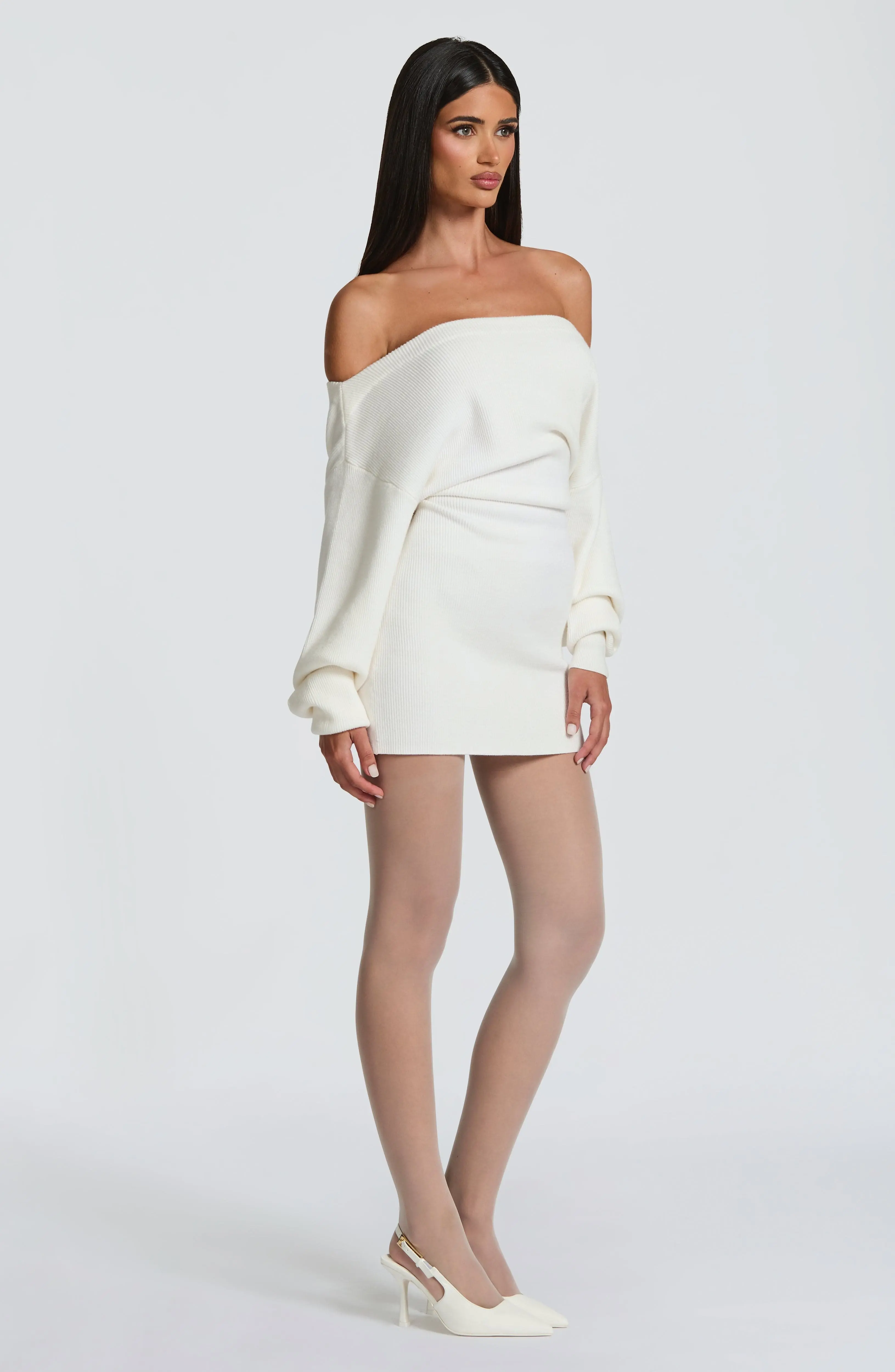 Sawyer Mini Dress - Ivory - Image 4