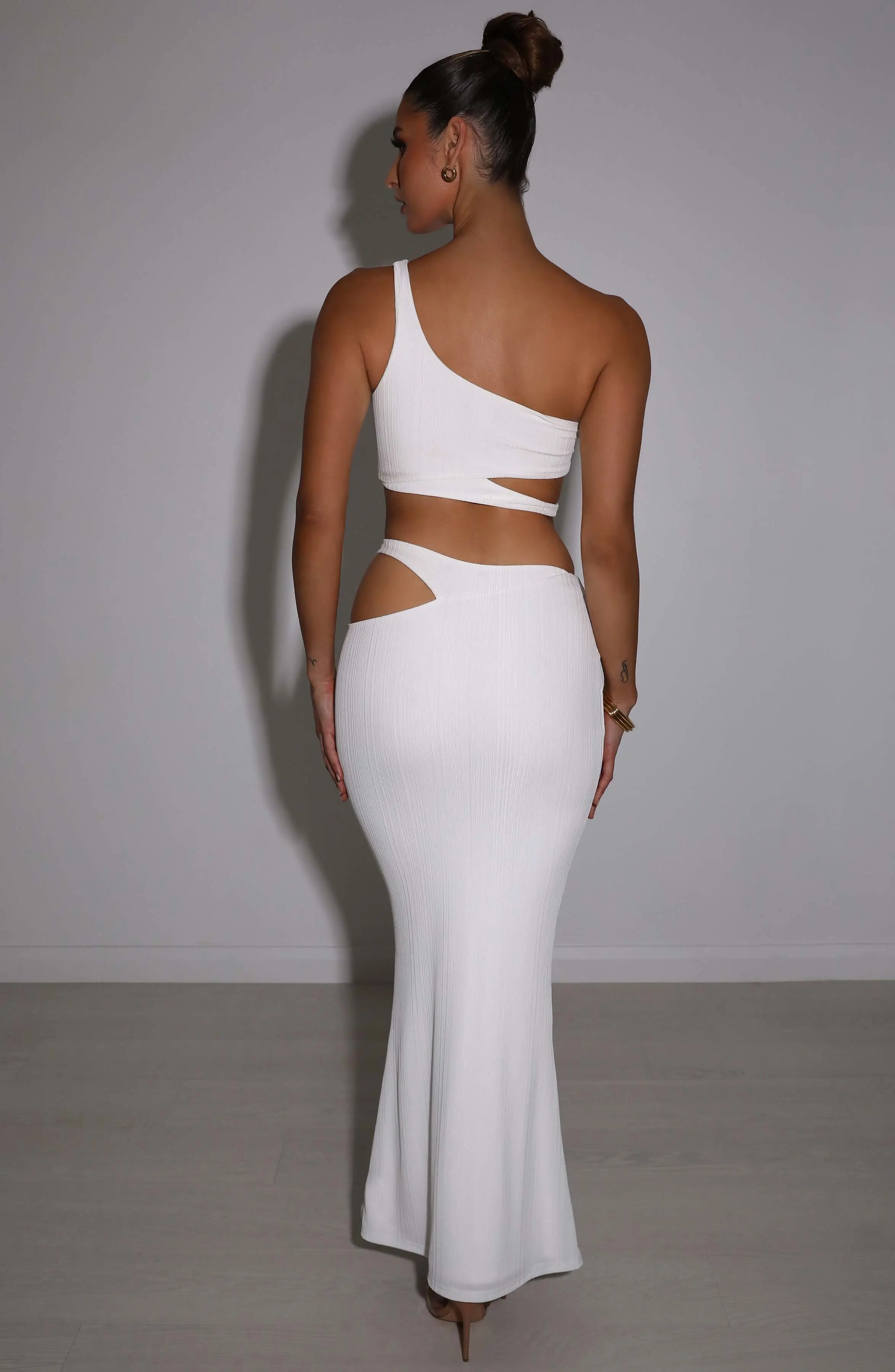 Kaela Maxi Skirt - White - Image 4