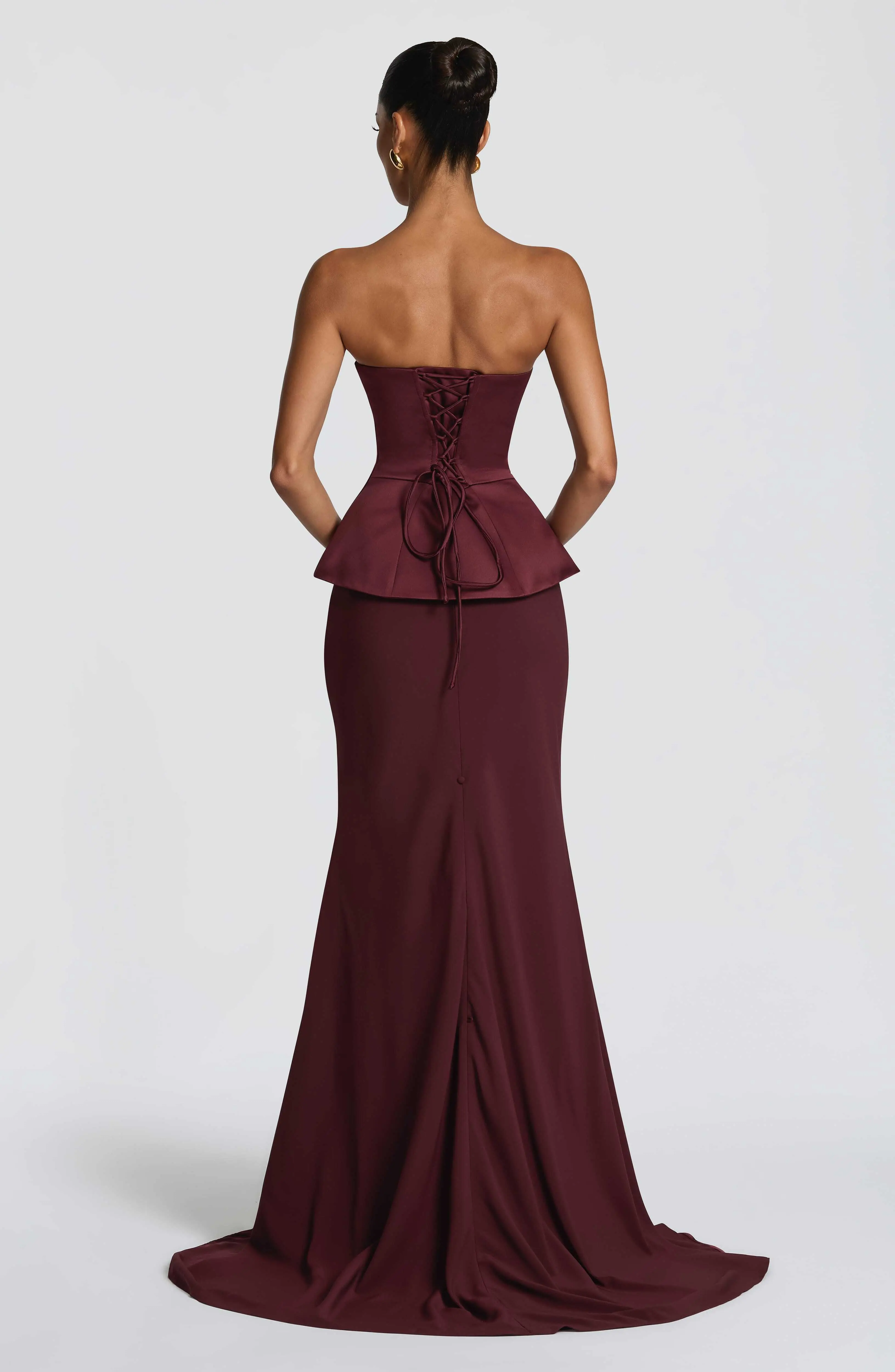 Ravenna Corset - Cherry Lacquer - Image 3