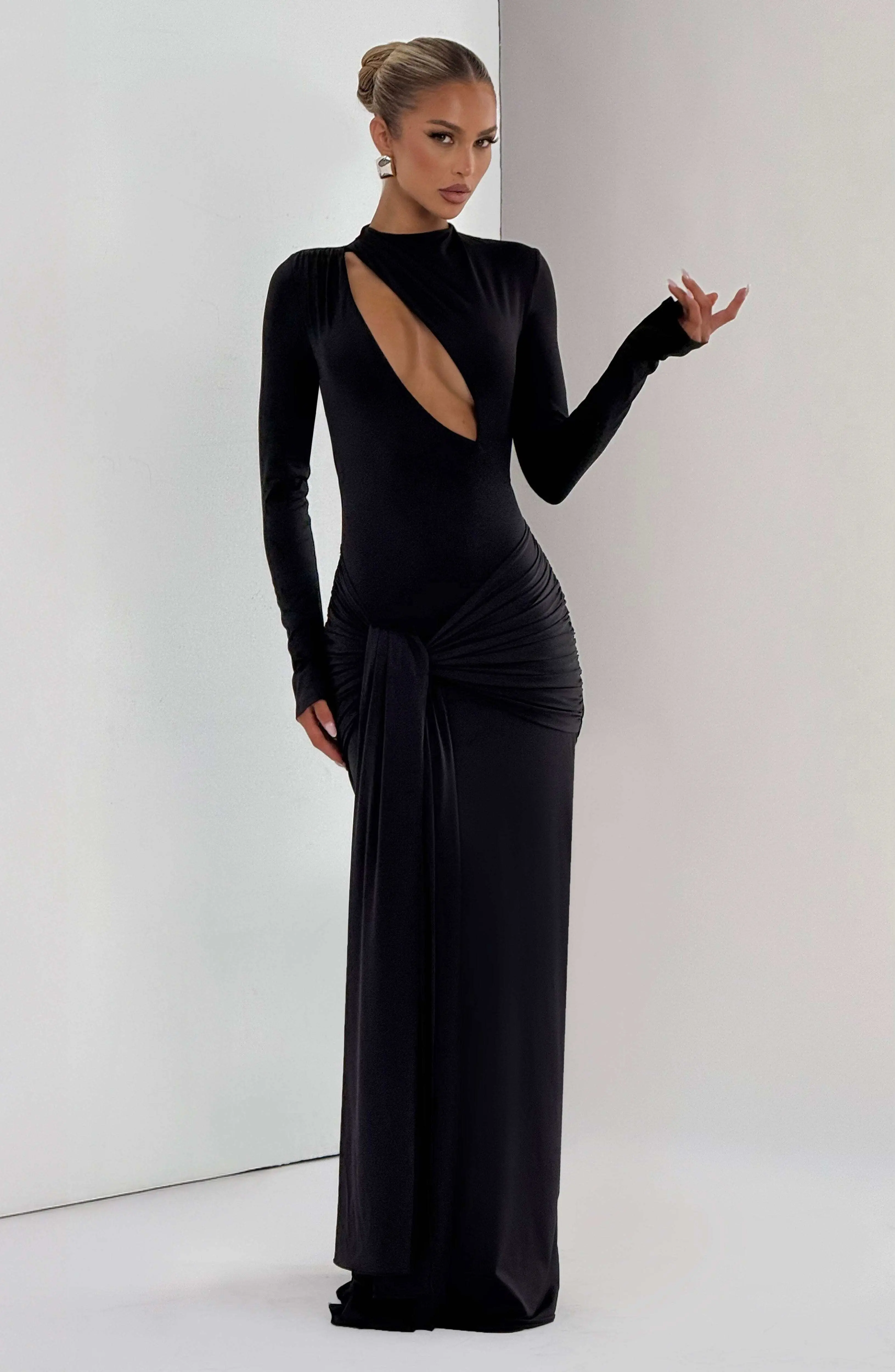 Tahnee Maxi Dress - Black - Image 7