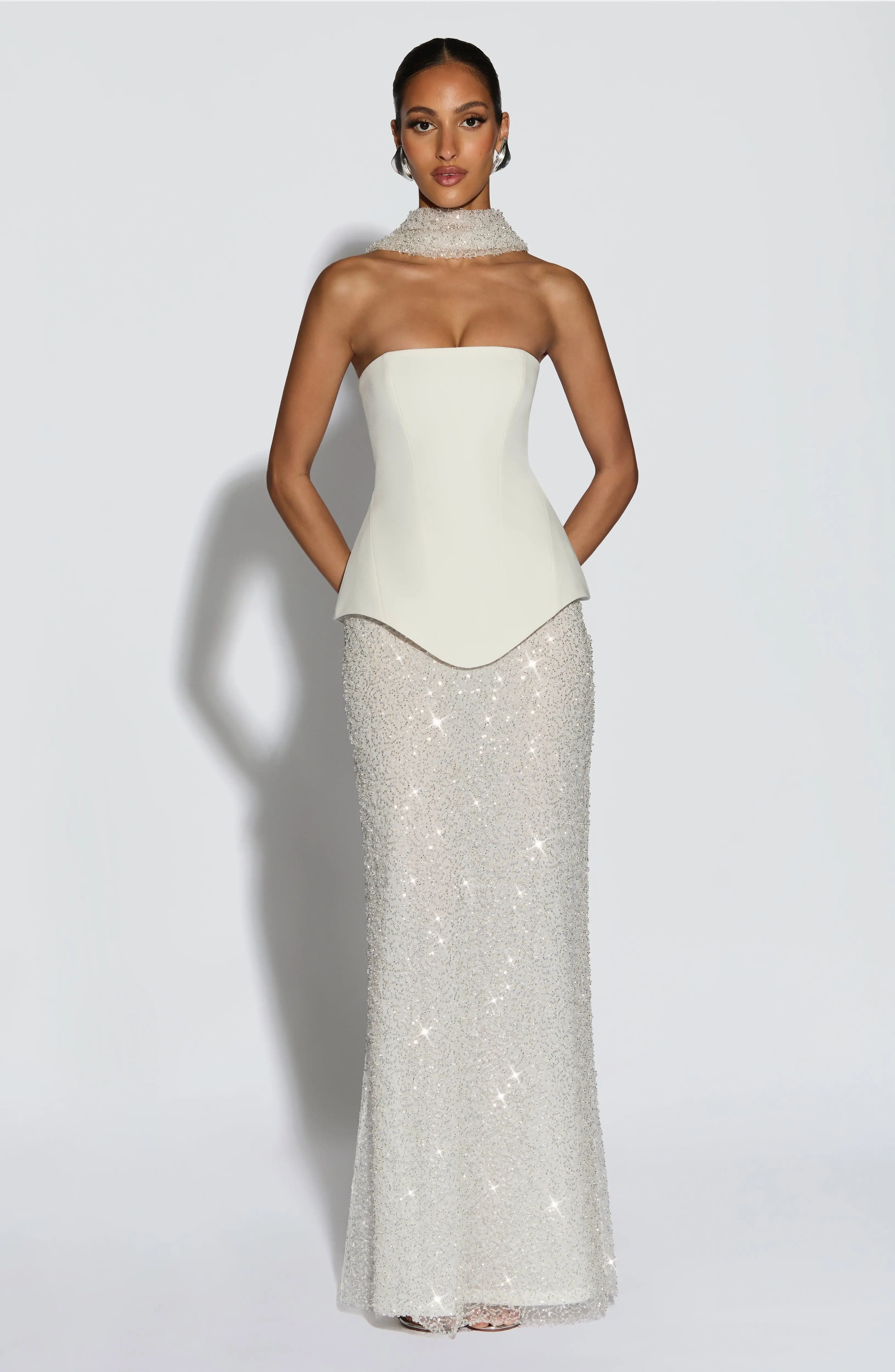 Allaire Maxi Skirt - Ivory