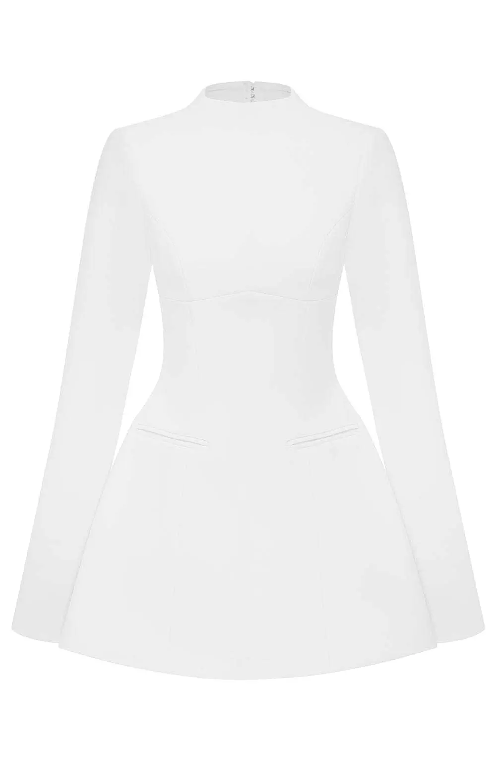 Kelly Mini Dress - Ivory - Image 7
