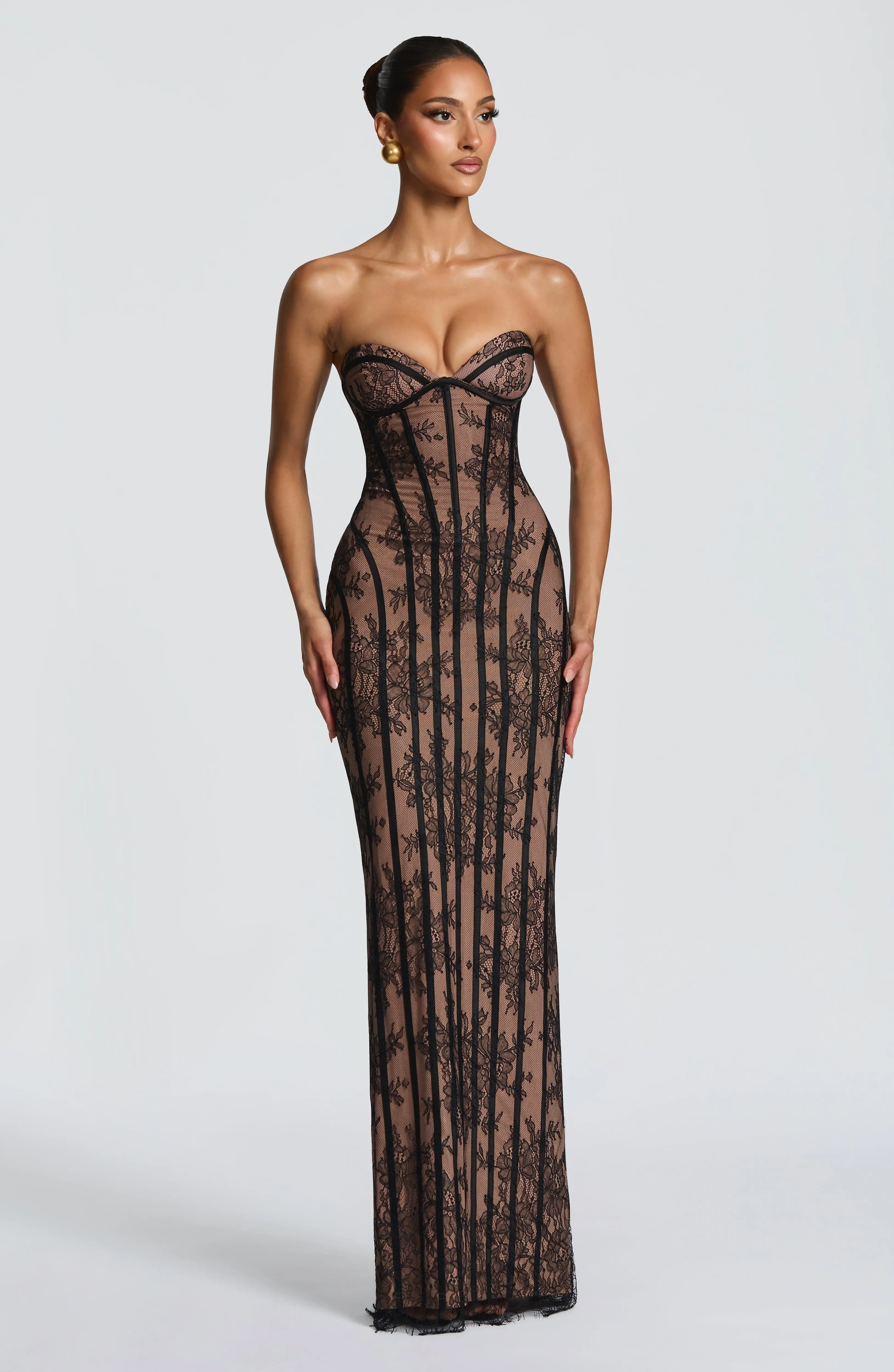 Sian Maxi Dress - Black - Image 5