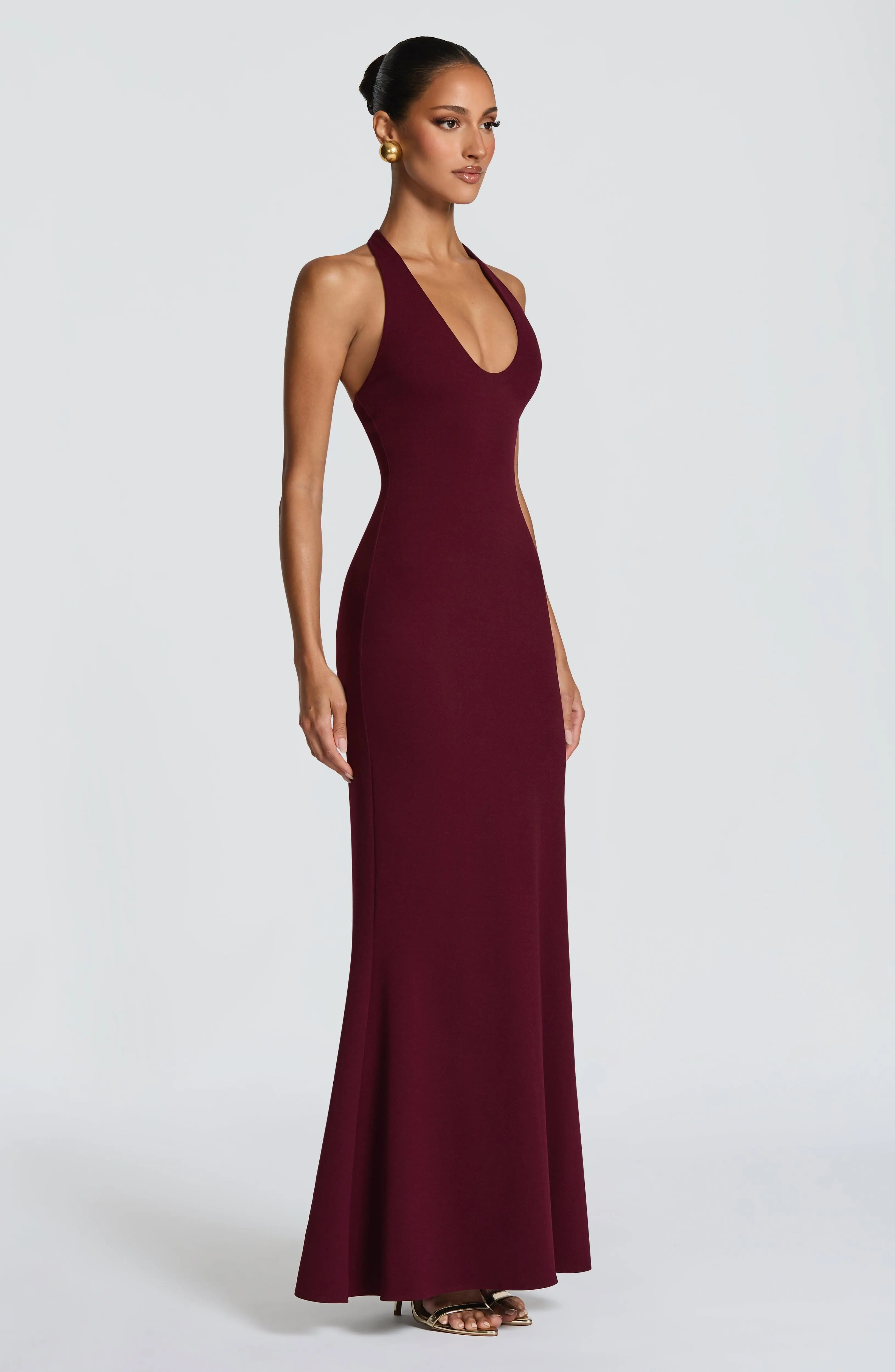 Fern Maxi Dress - Cherry Lacquer - Image 4