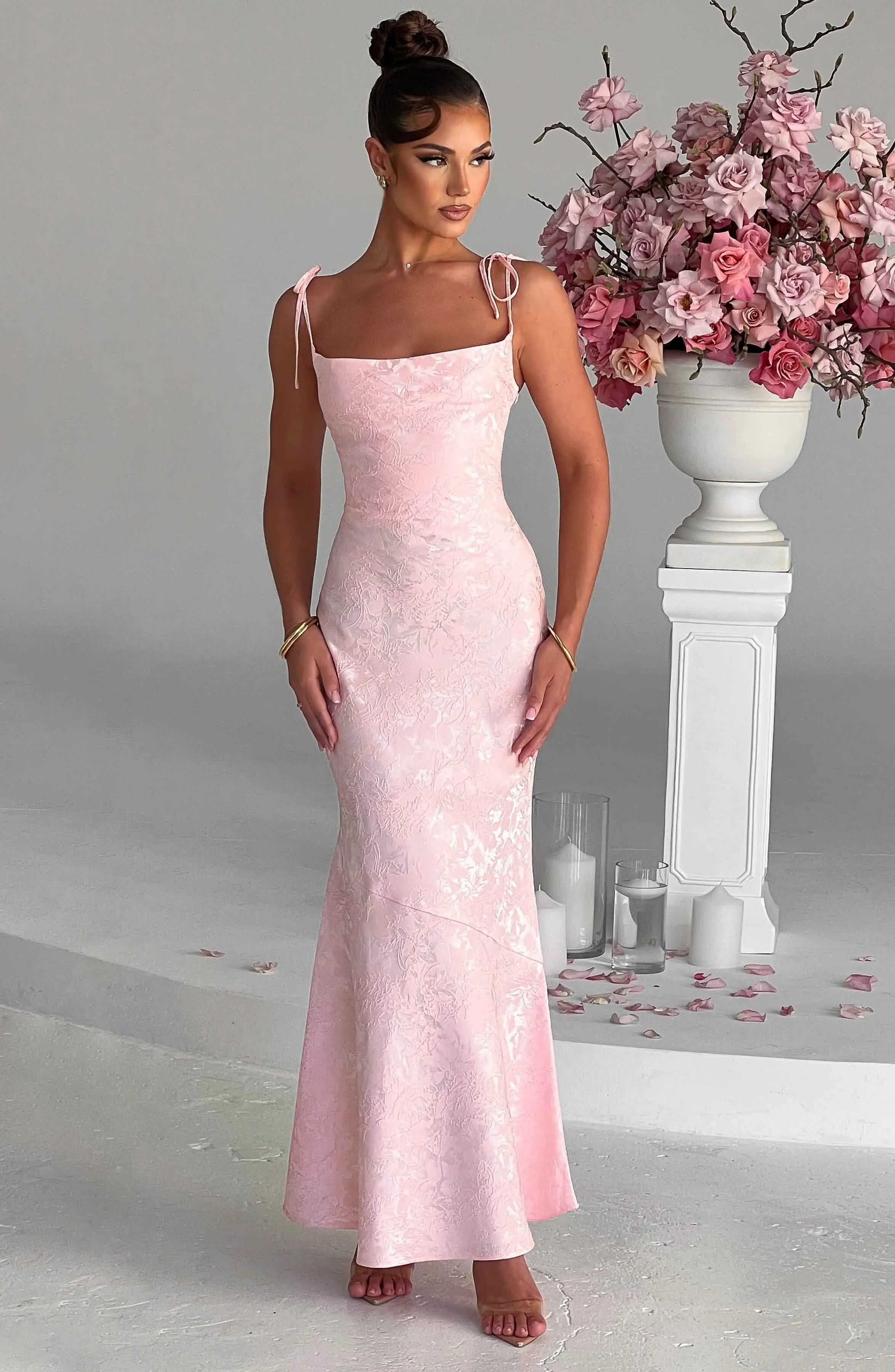Whitney Maxi Dress - Blush - Image 5