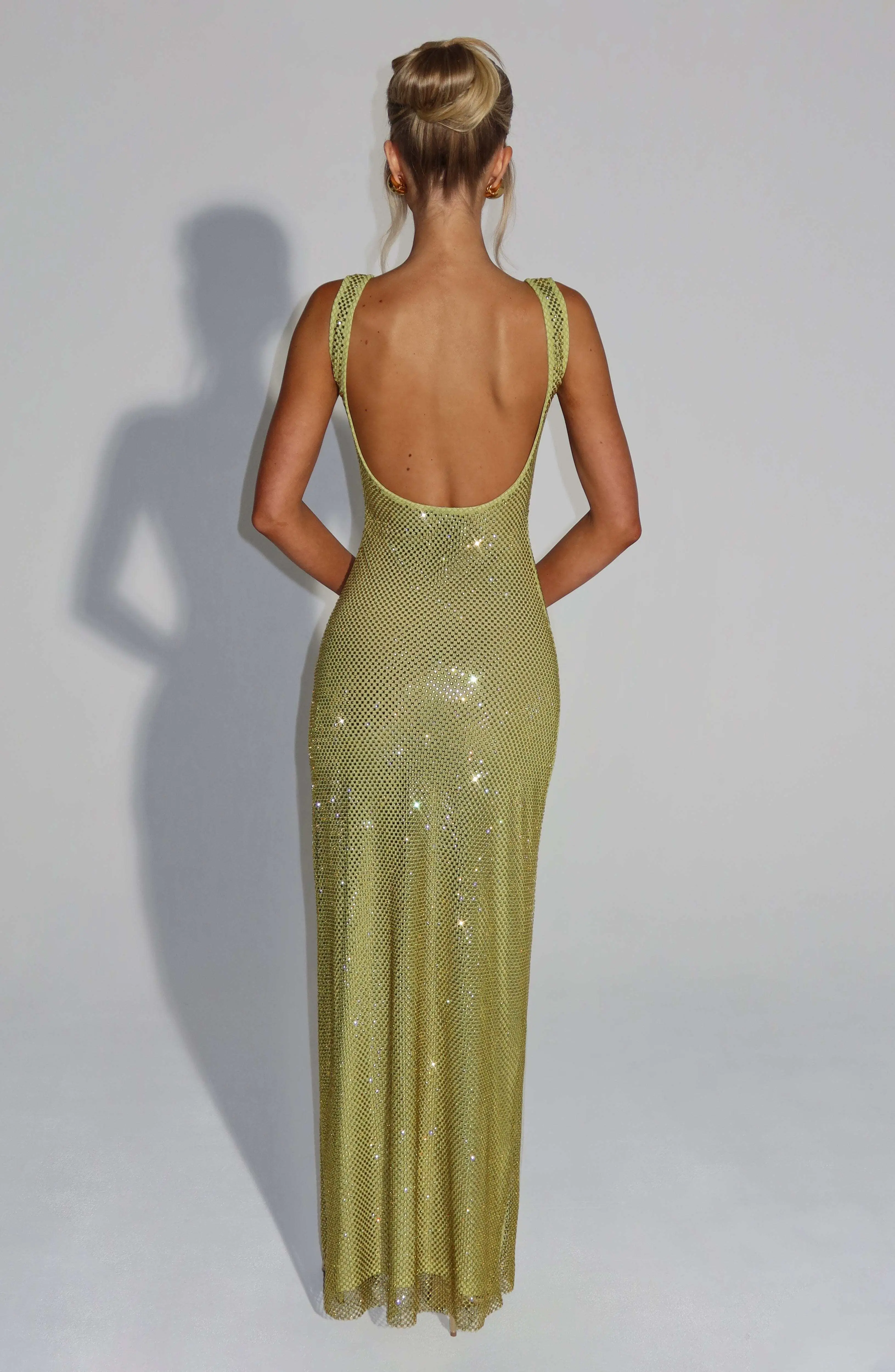 Petra Maxi Dress - Olive - Image 6