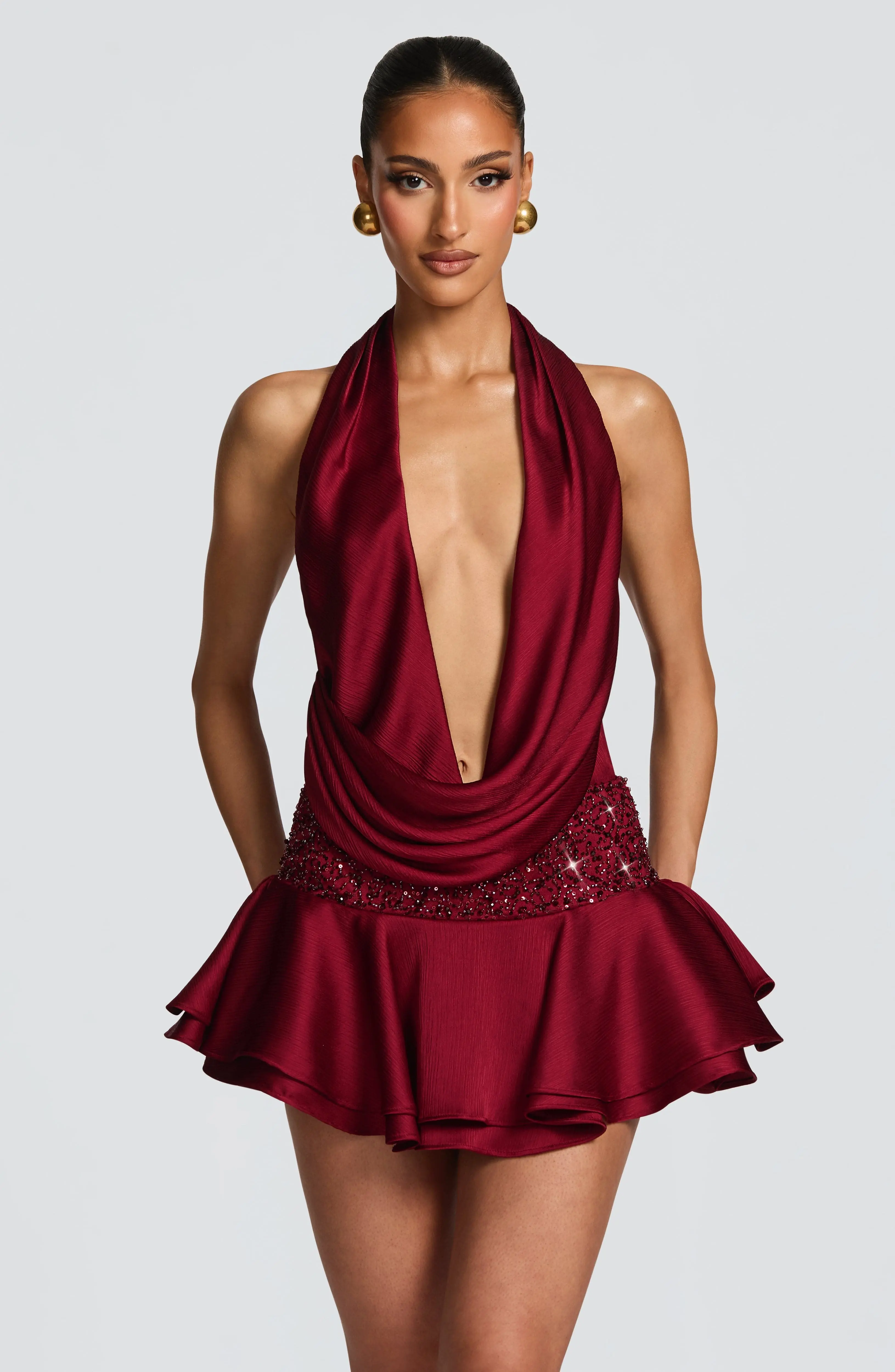 Eleni Bodysuit - Burgundy - Image 3