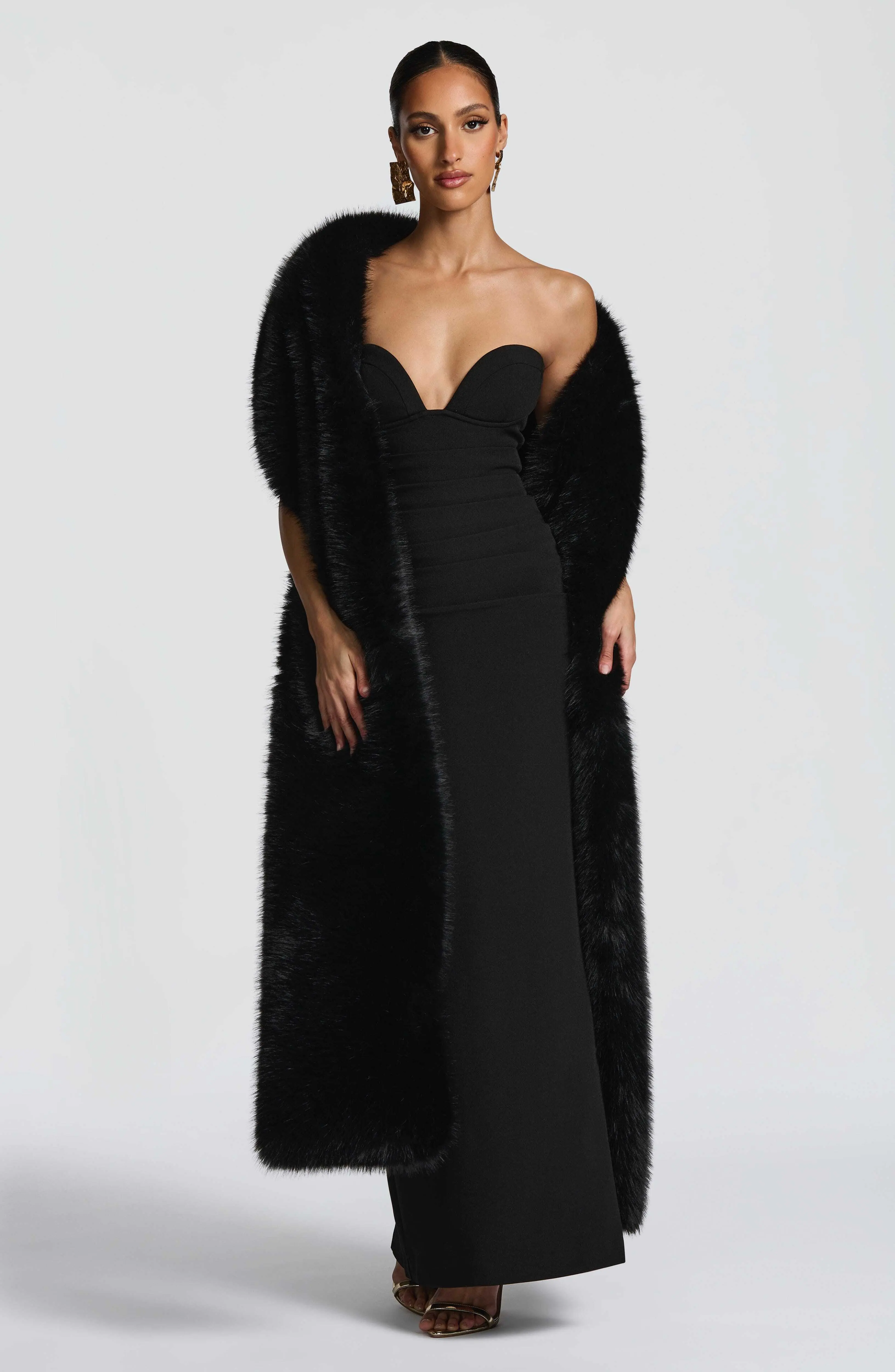 Lulu Shawl - Black - Image 7