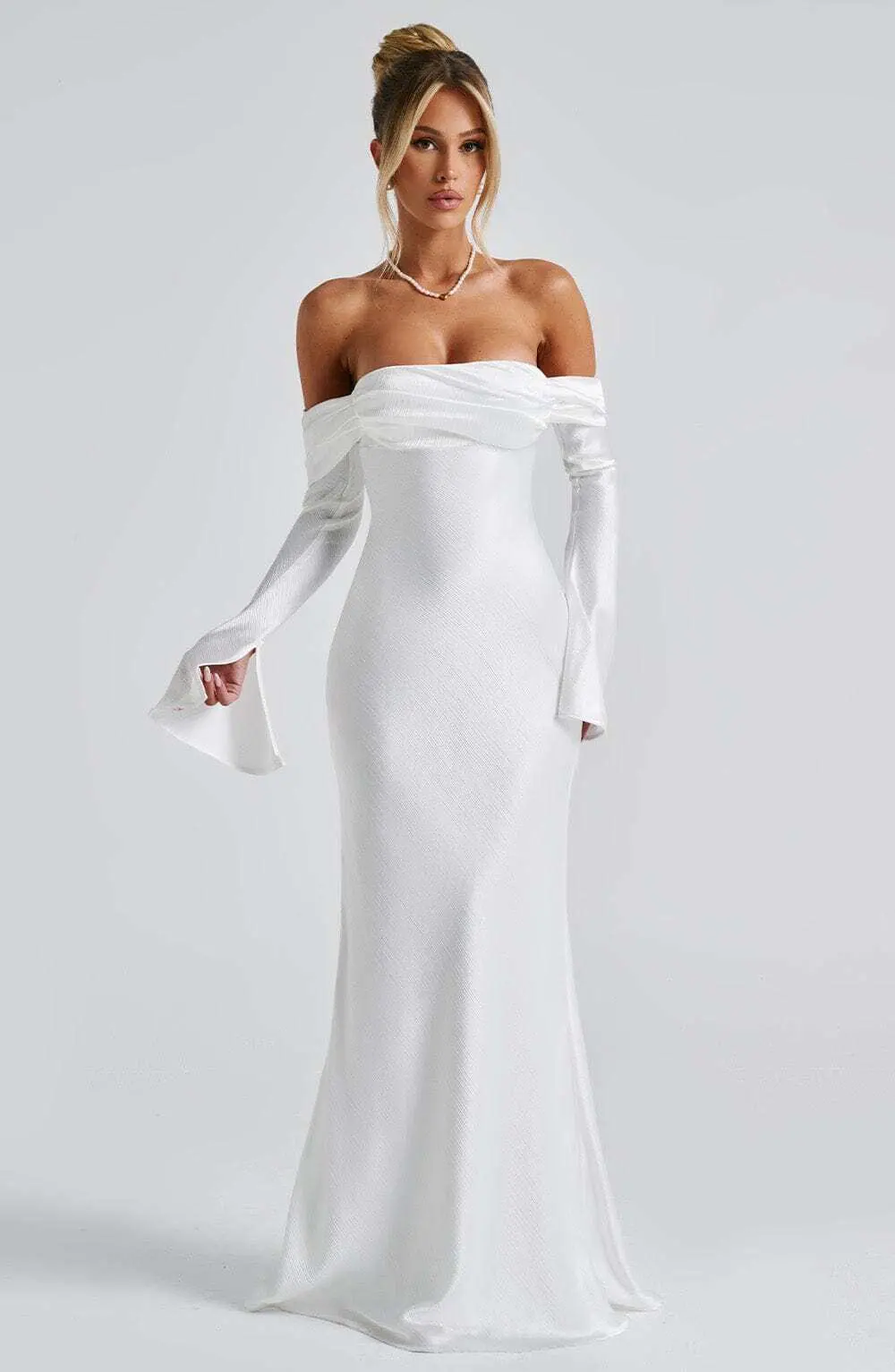 Selene Maxi Dress - Ivory - Image 4