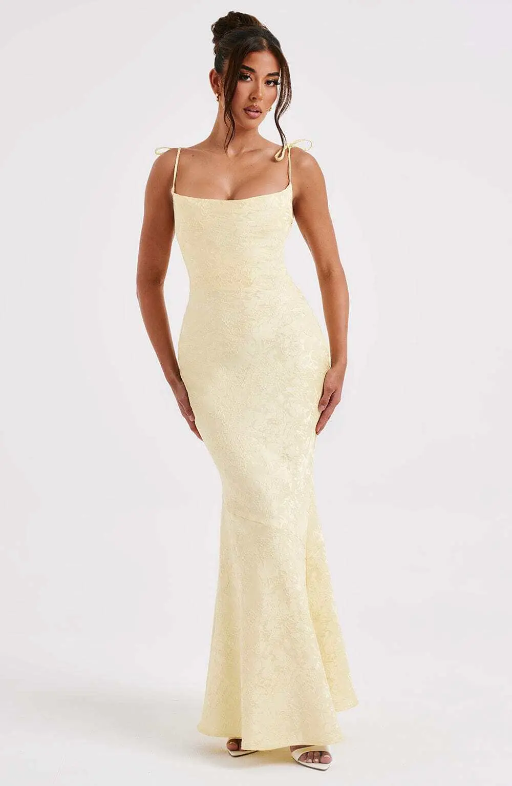 Whitney Maxi Dress - Lemon - Image 8