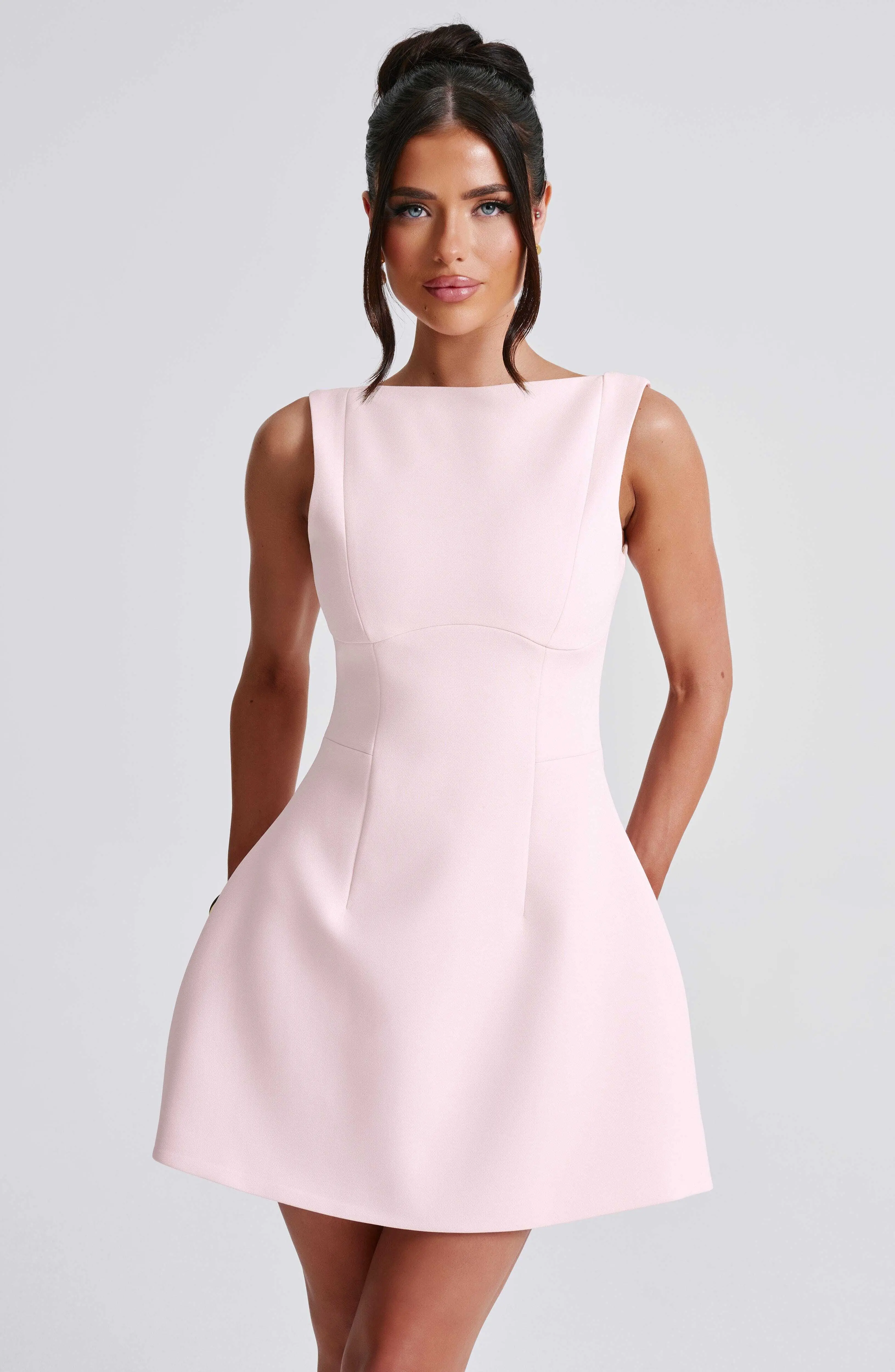 Alana Mini Dress - Blush - Image 4