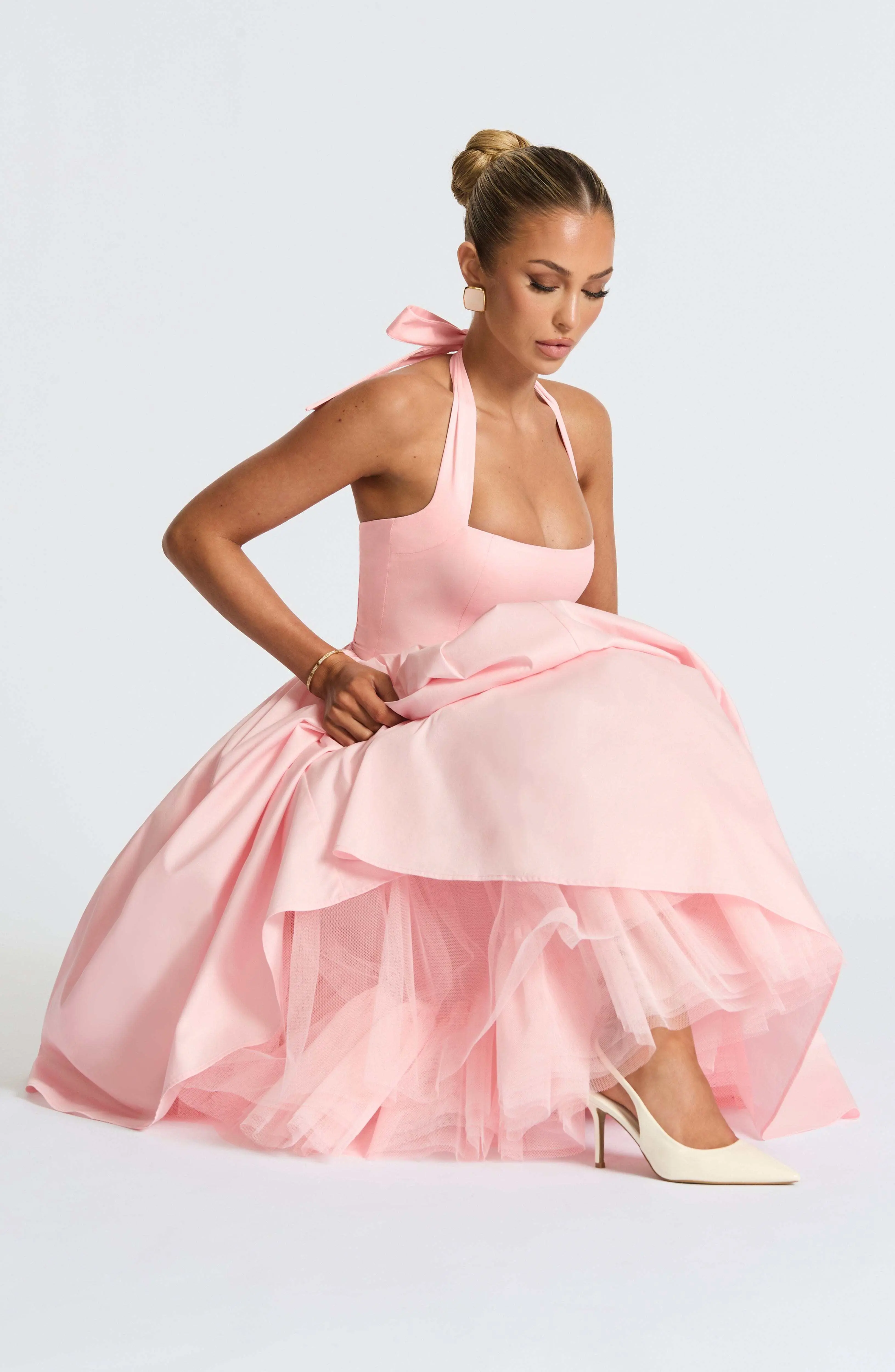 Cressida Midi Dress - Blush - Image 3