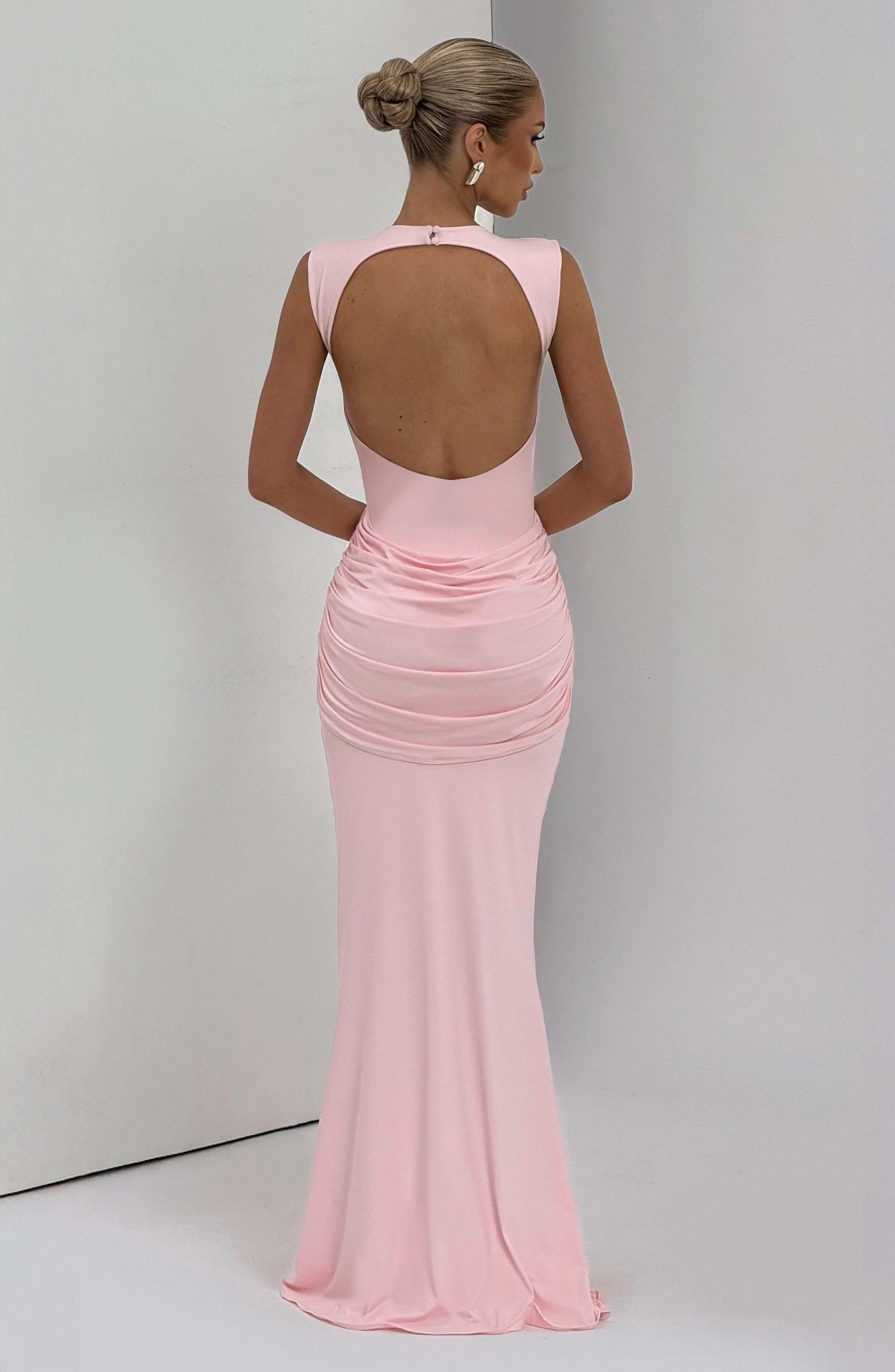Lorenza Maxi Dress - Blush - Image 9