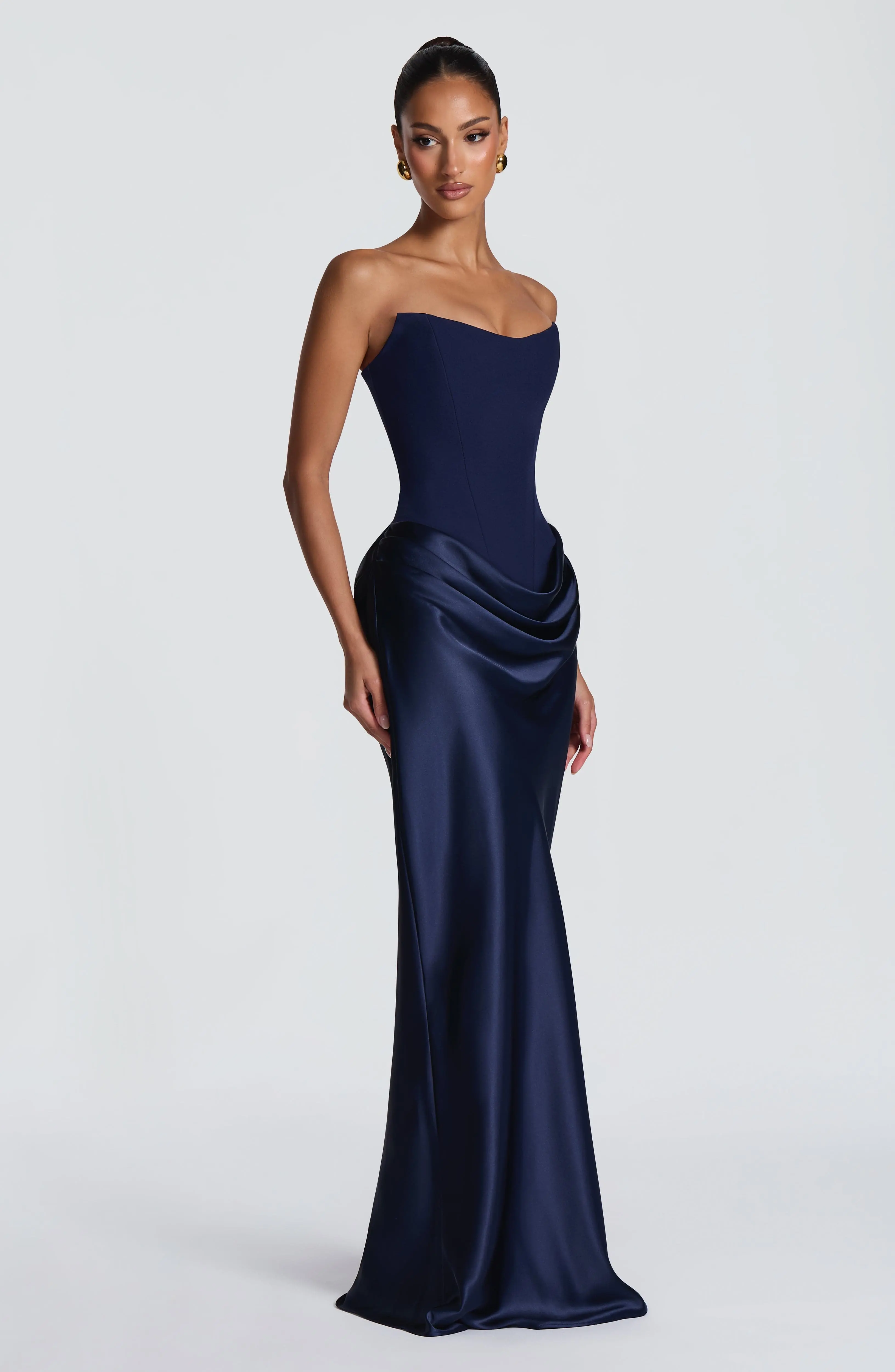 Maggie Maxi Dress - Navy - Image 2