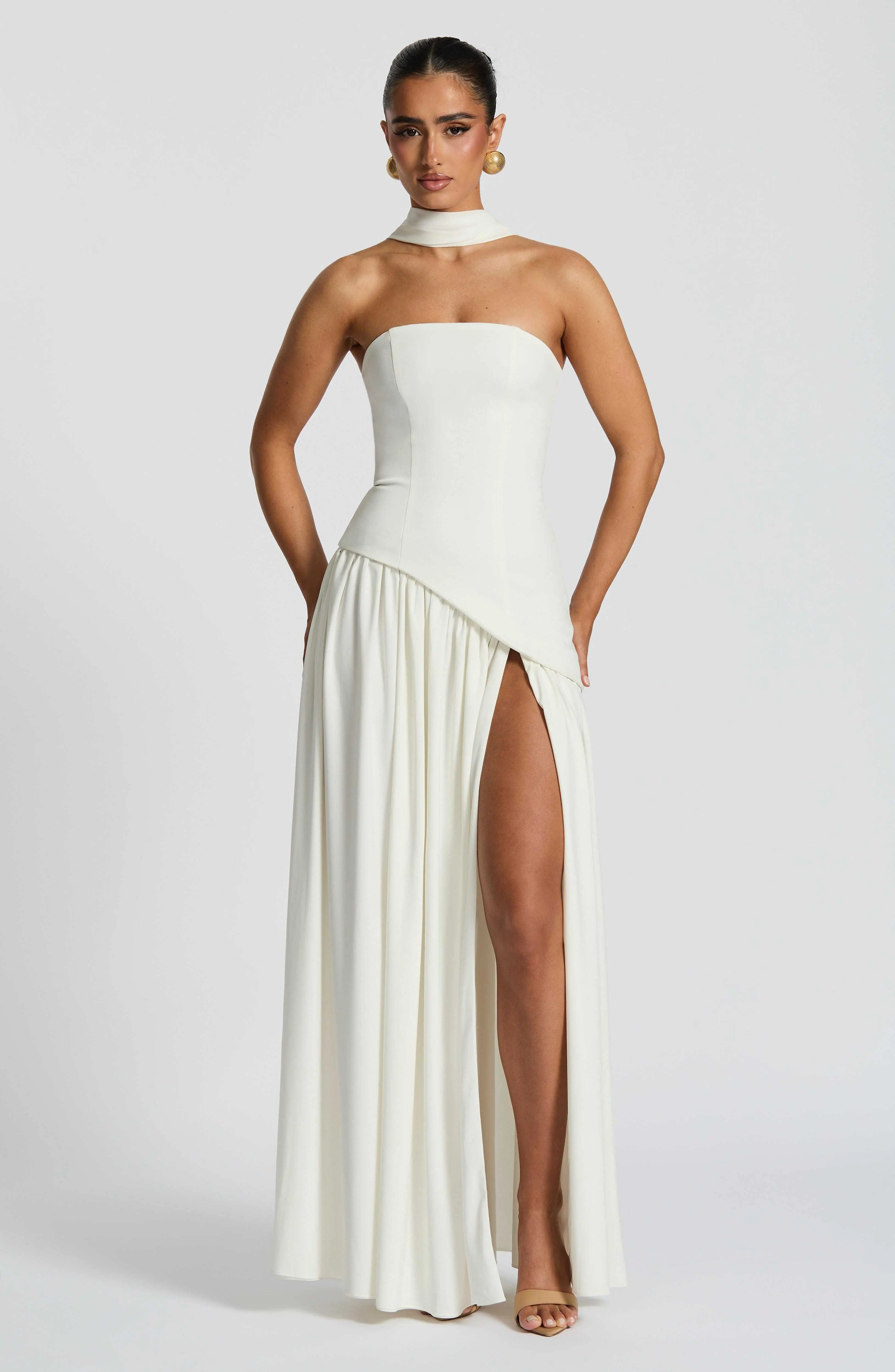 Maliyah Maxi Dress - Ivory - Image 8
