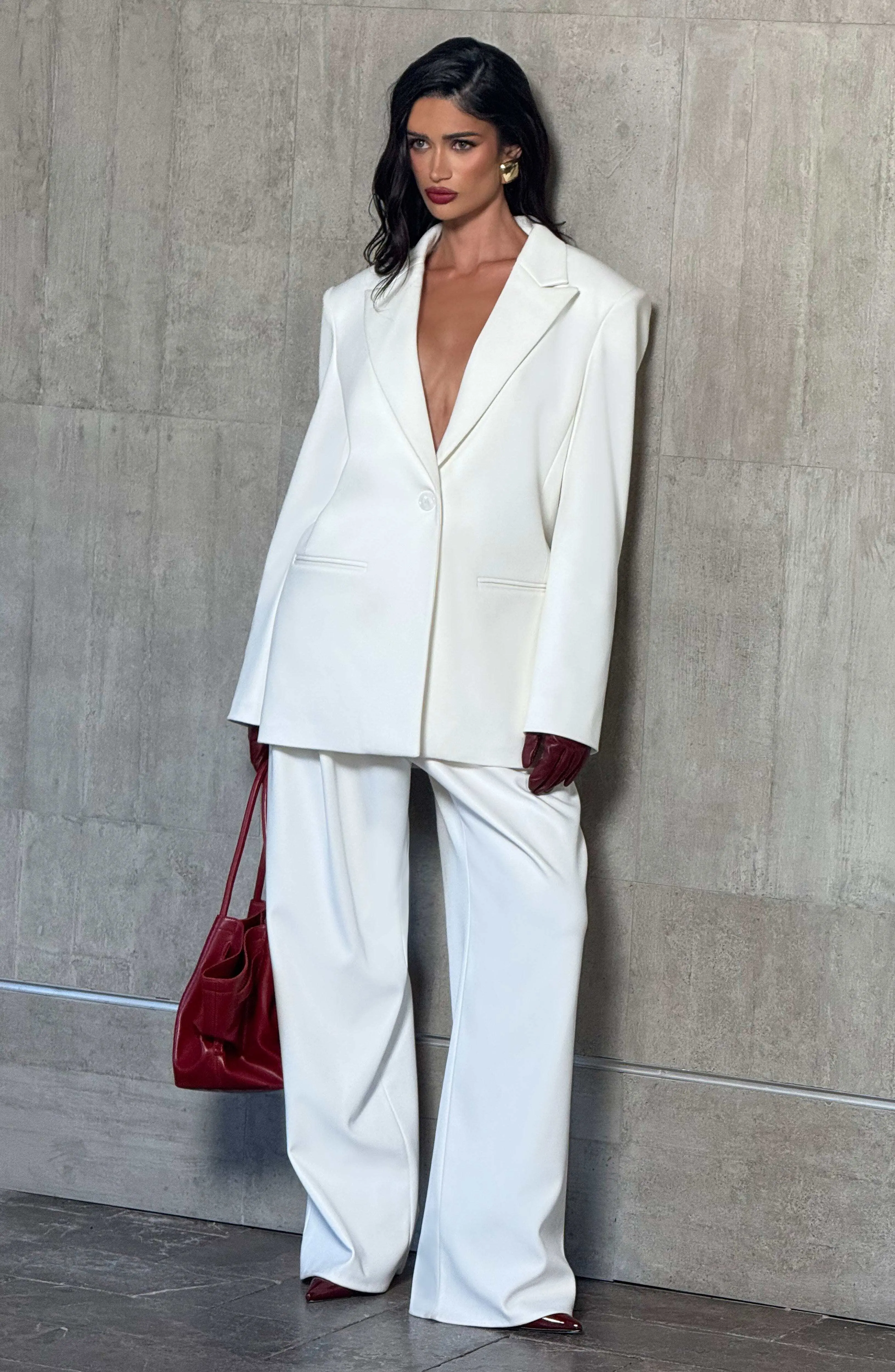 Reece Blazer - Ivory - Image 20