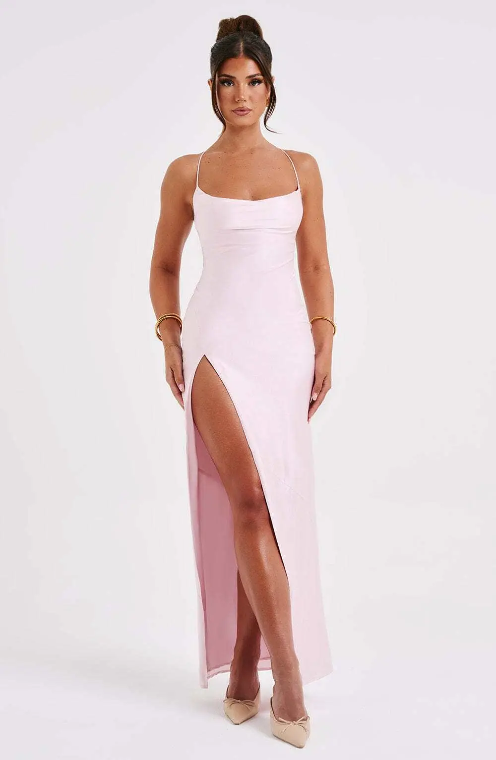Misha Maxi Dress - Blush - Image 4
