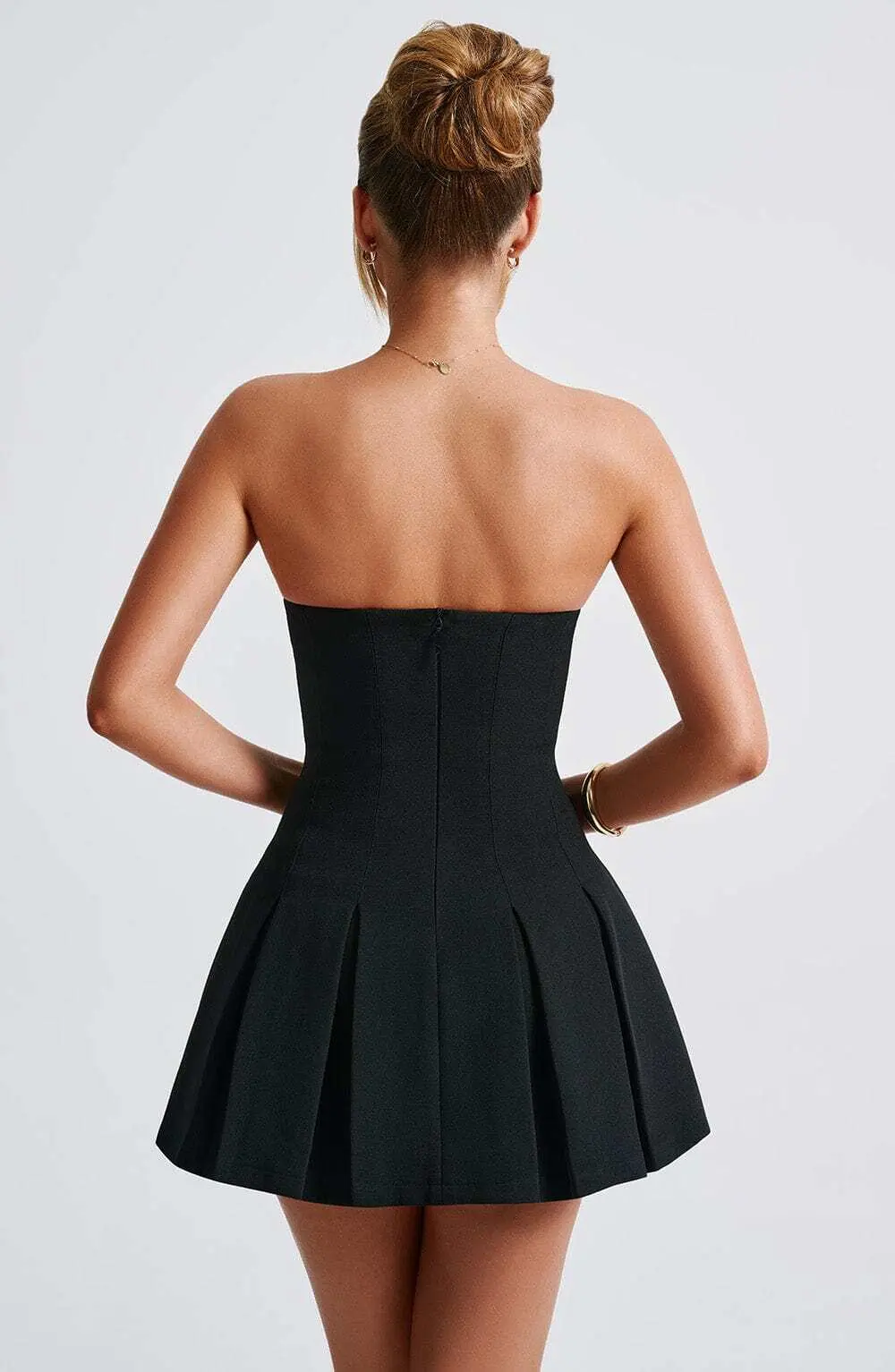 Bryony Mini Dress - Black - Image 5