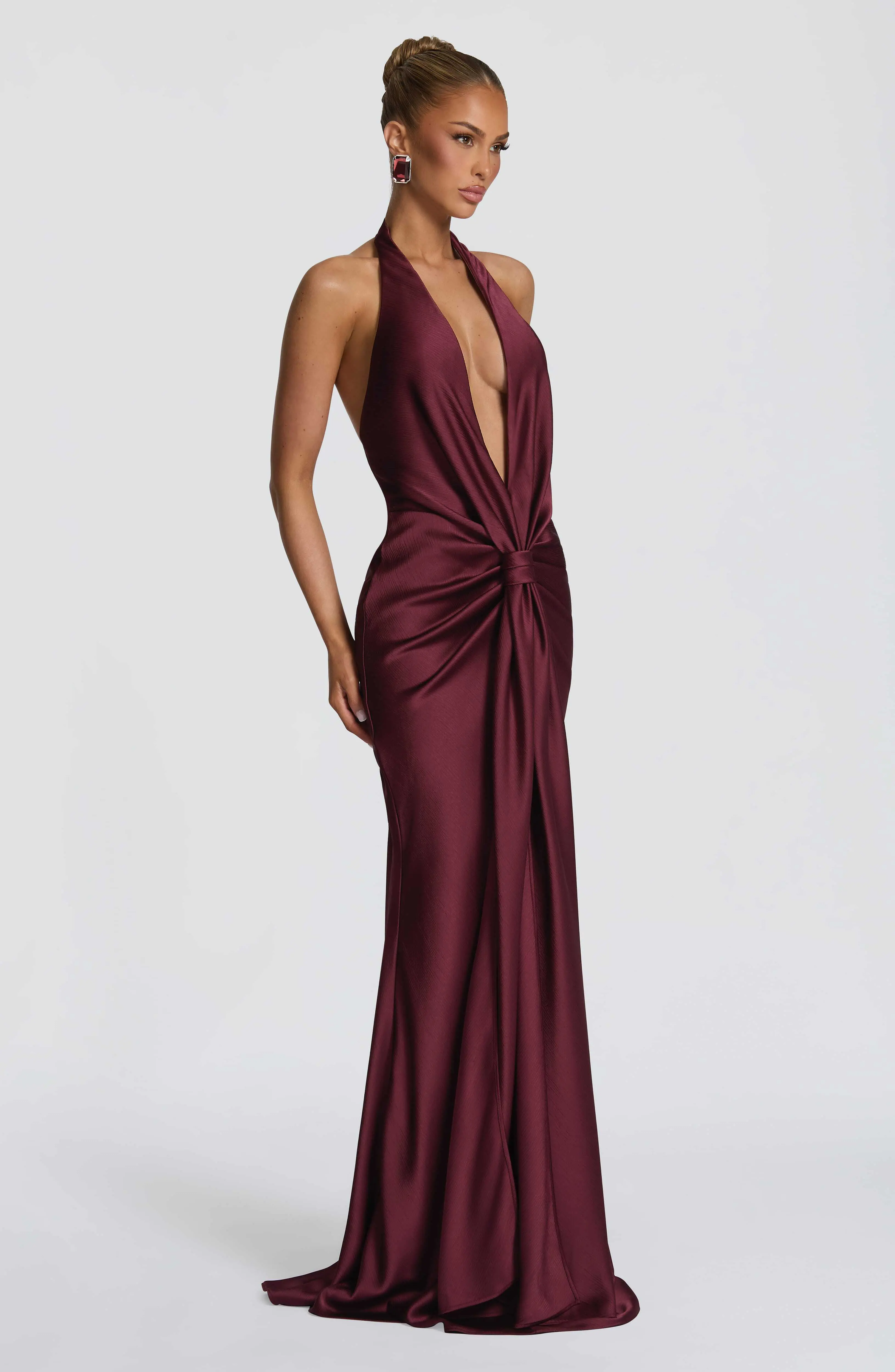 Linette Gown - Cherry Lacquer - Image 5