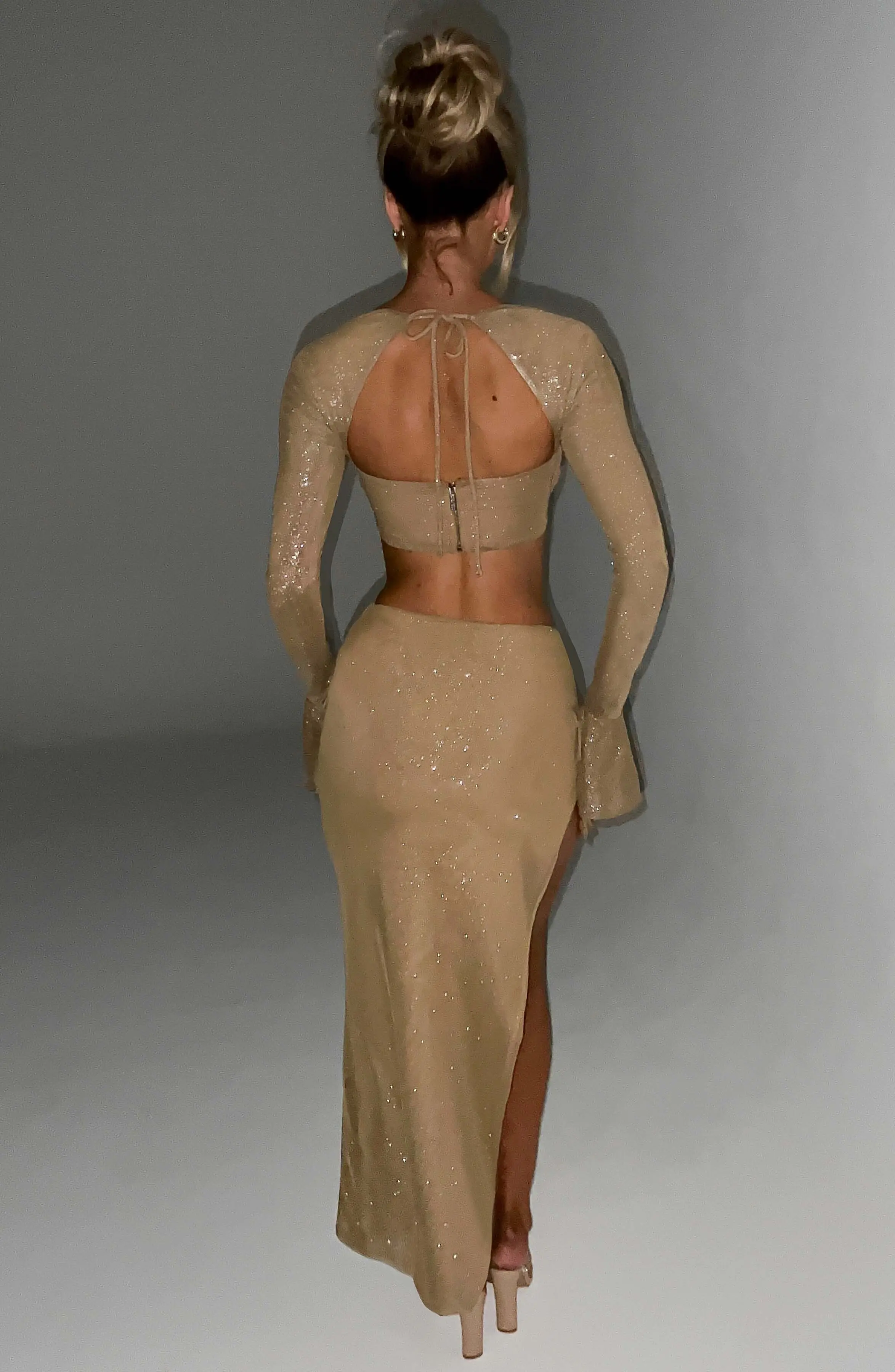 Priscilla Top - Gold Sparkle - Image 2