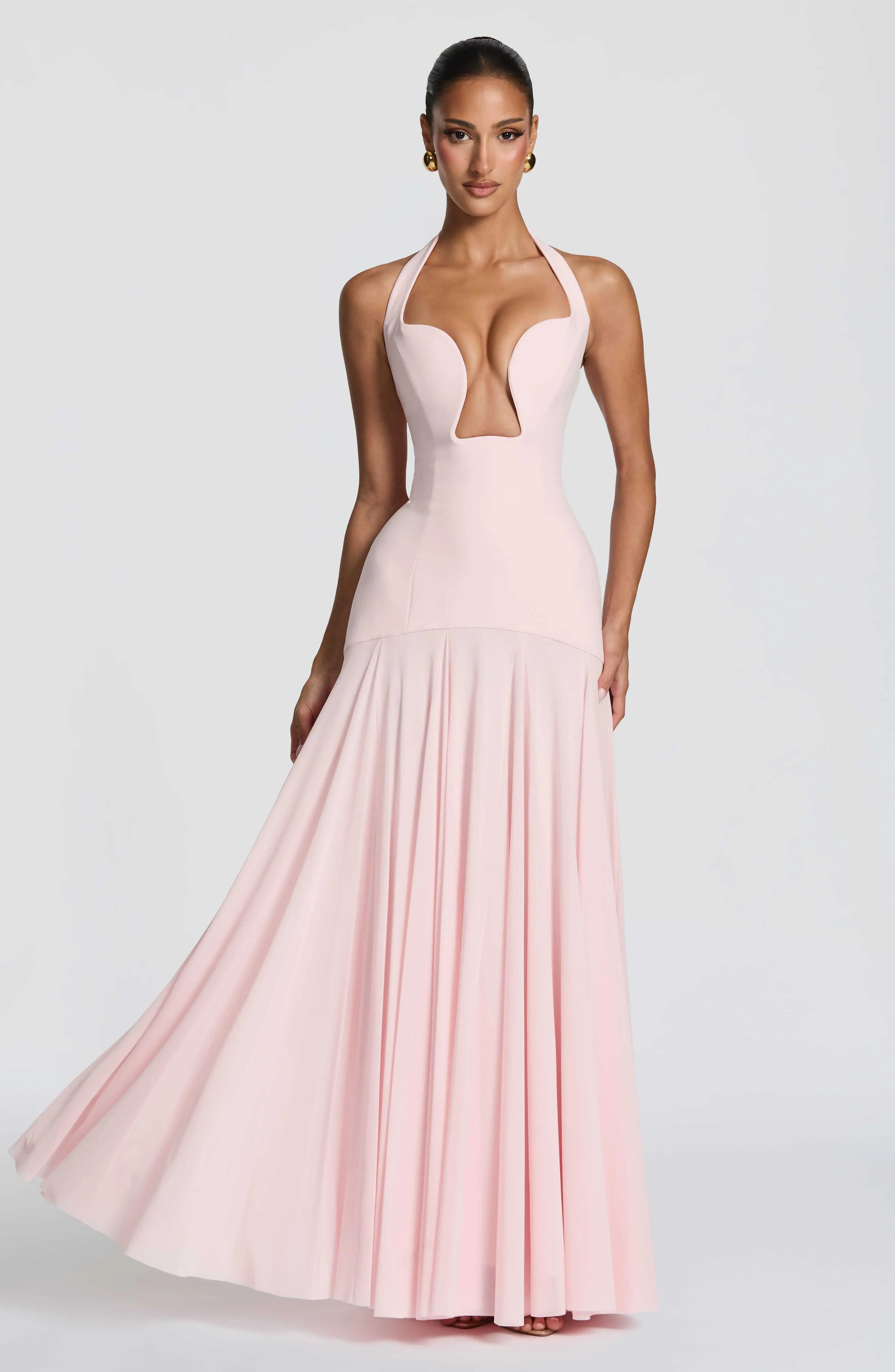 Cyrene Maxi Dress - Blush