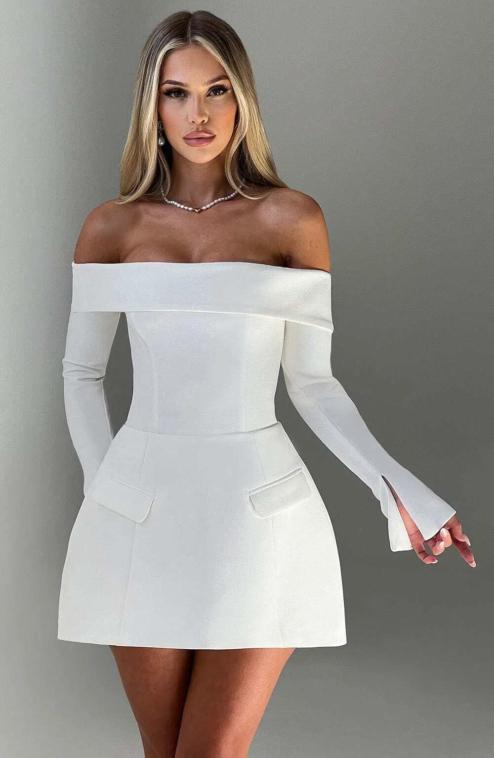 Grace Skort - Ivory - Image 4