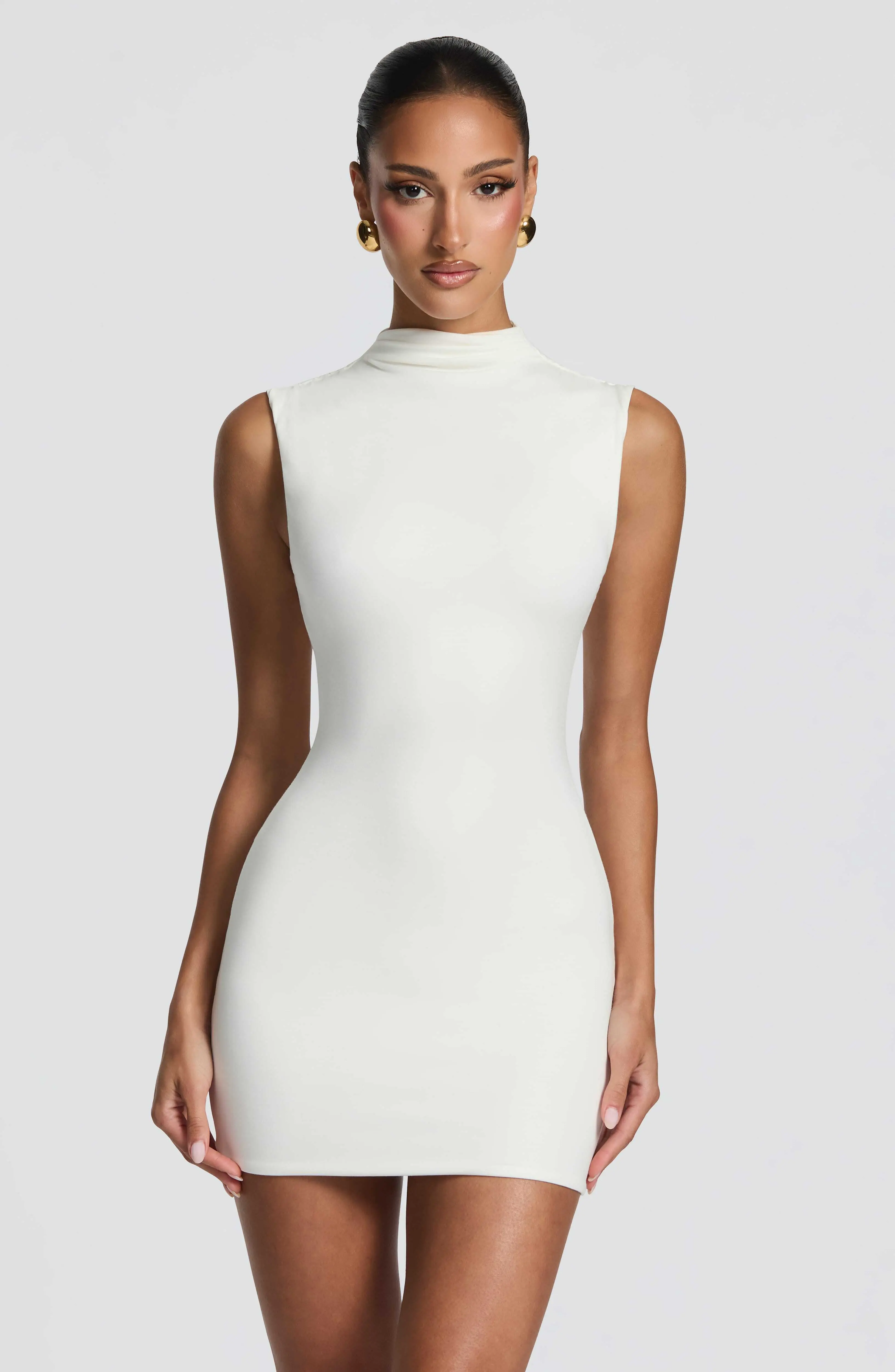 Soline Mini Dress - Ivory - Image 8