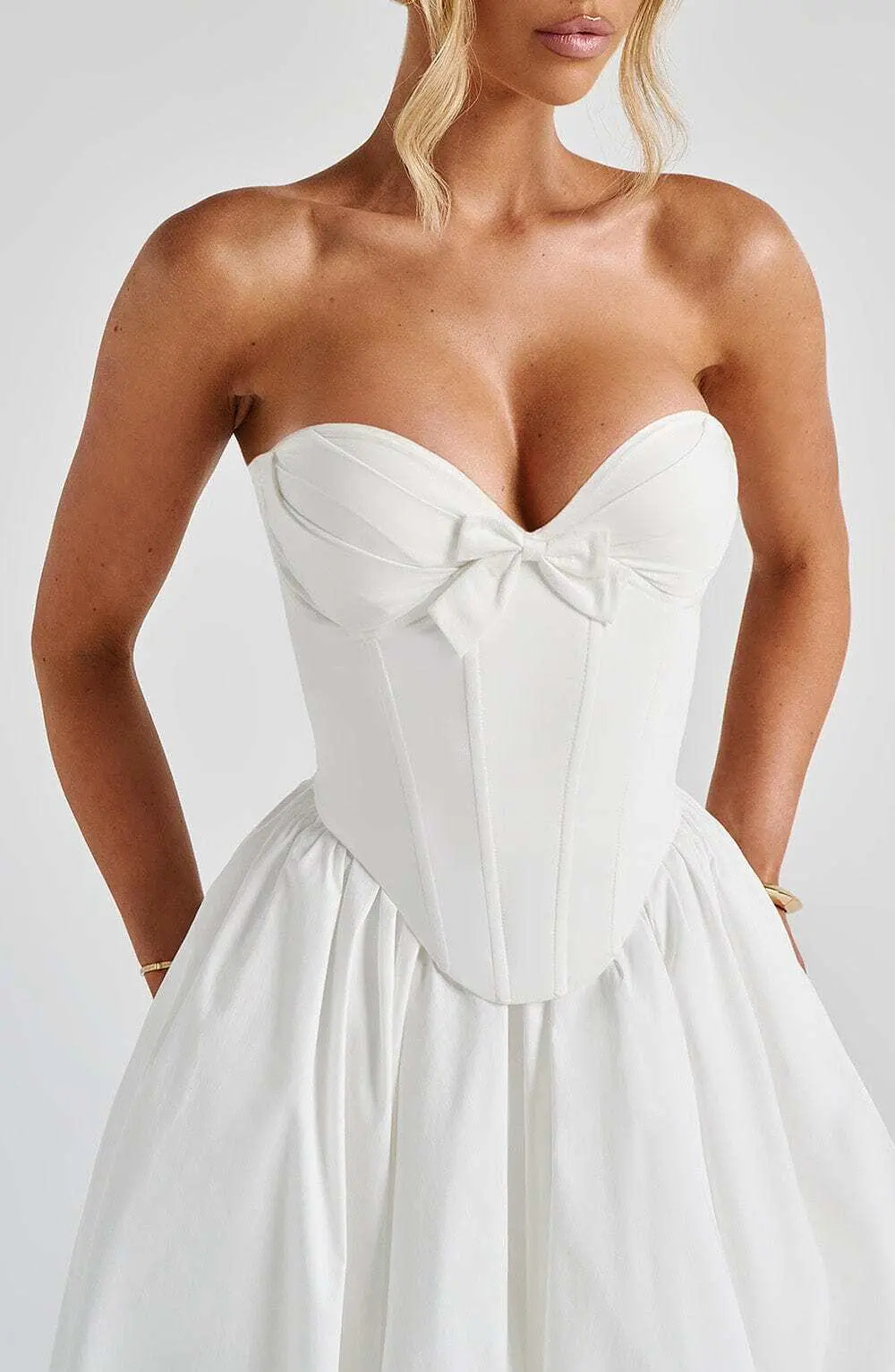 Prim Midi Dress - Ivory - Image 2