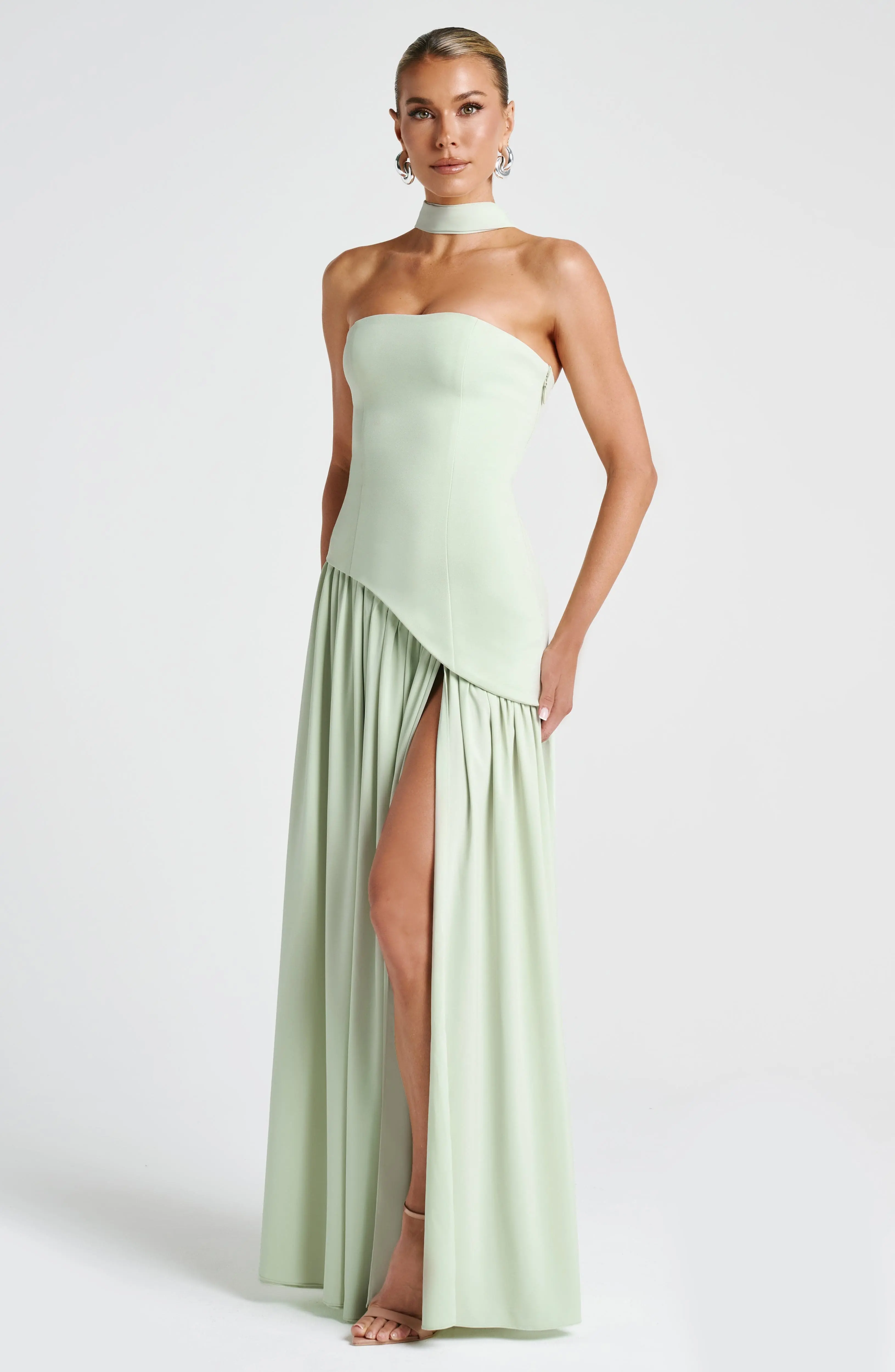 Maliyah Maxi Dress - Mint - Image 6