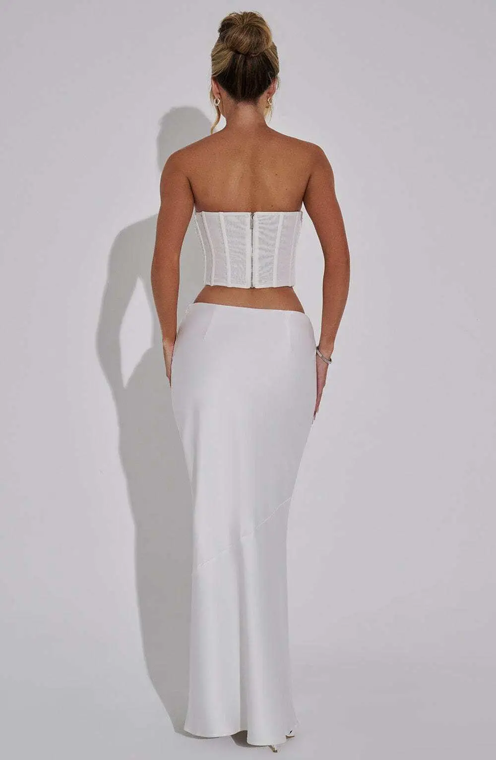 Bernadette Maxi Skirt - Ivory - Image 10