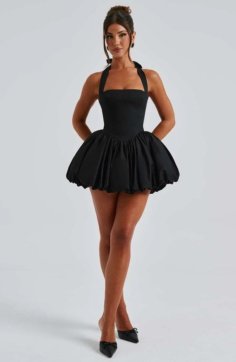 Maricia Mini Dress - Black - Image 13